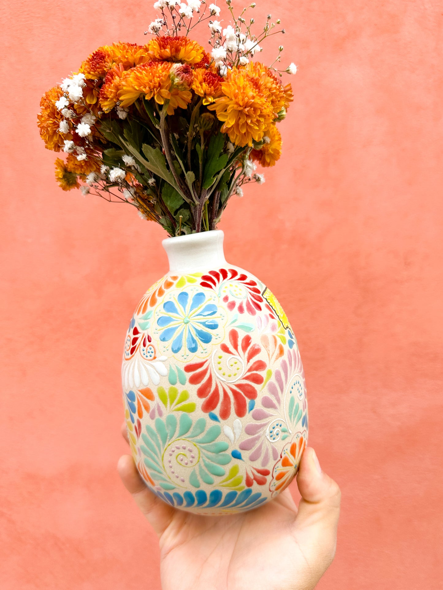 PRE-ORDER Dia de Muertos Flower Vase