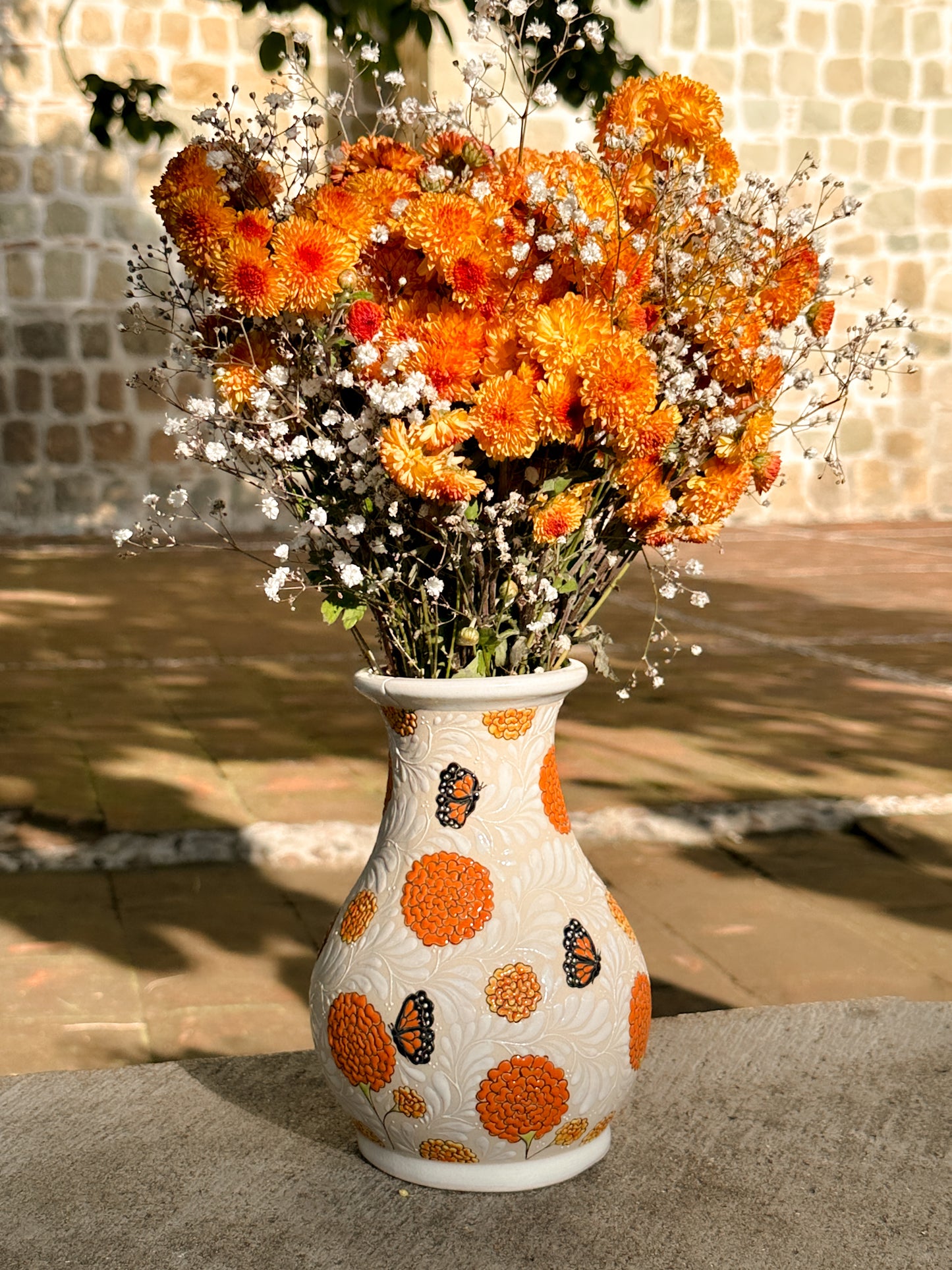 PRE-ORDEN Florero Mariposas