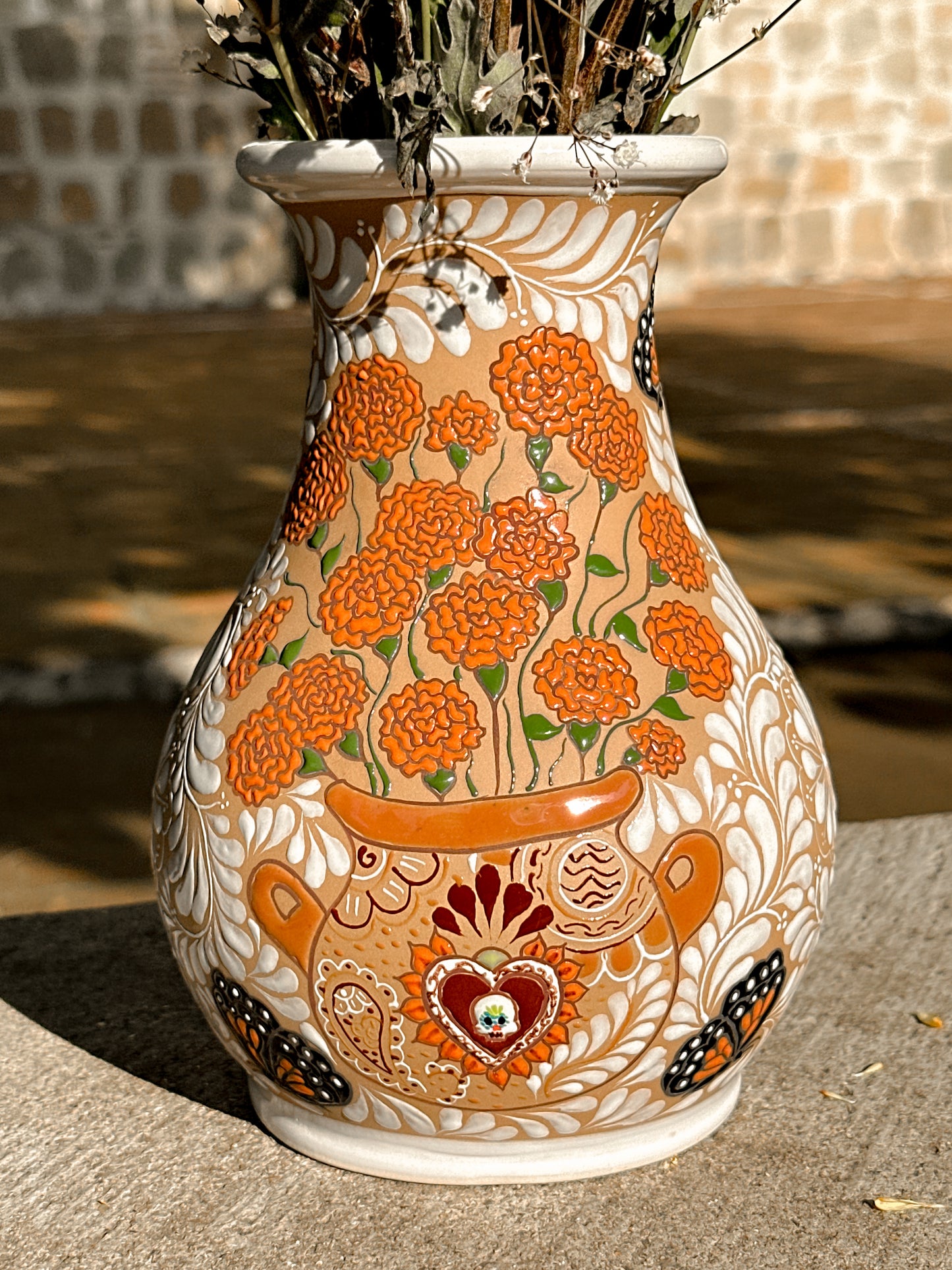 PRE-ORDER Cempasuchil Flower Vase