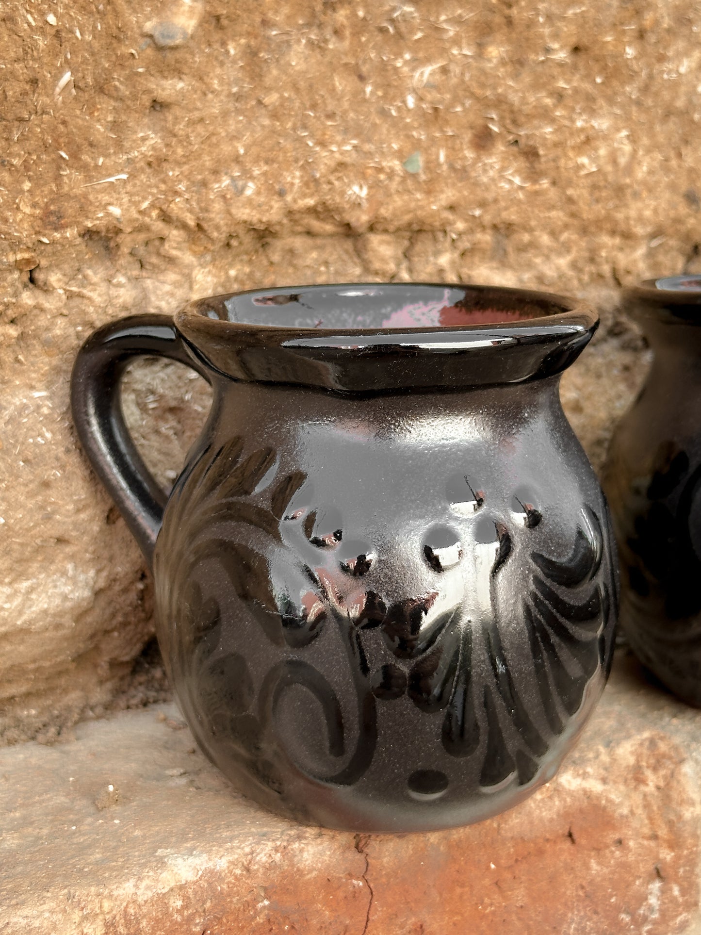 Black Mexican Jarrito Mug