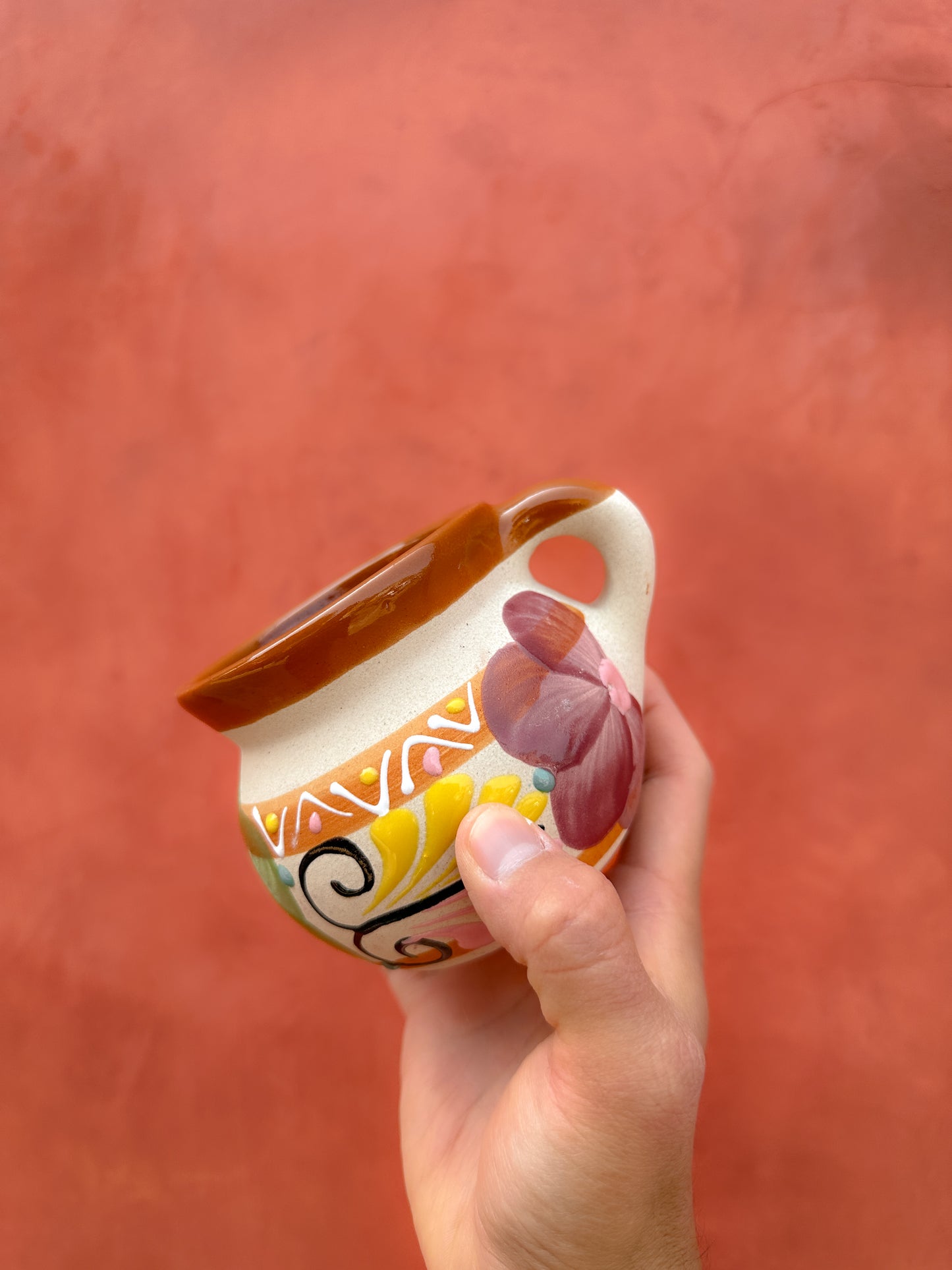 Floral Mexican Tacita