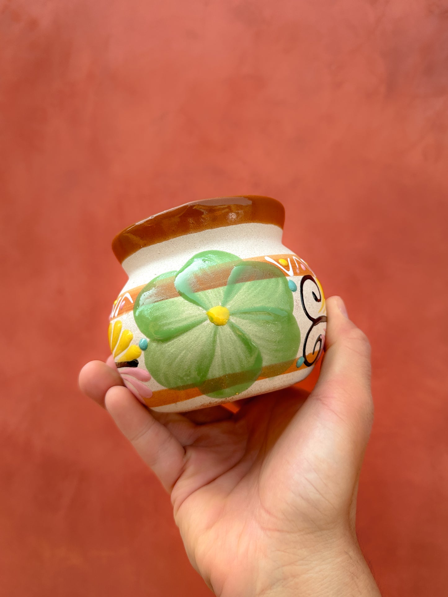 Floral Mexican Tacita