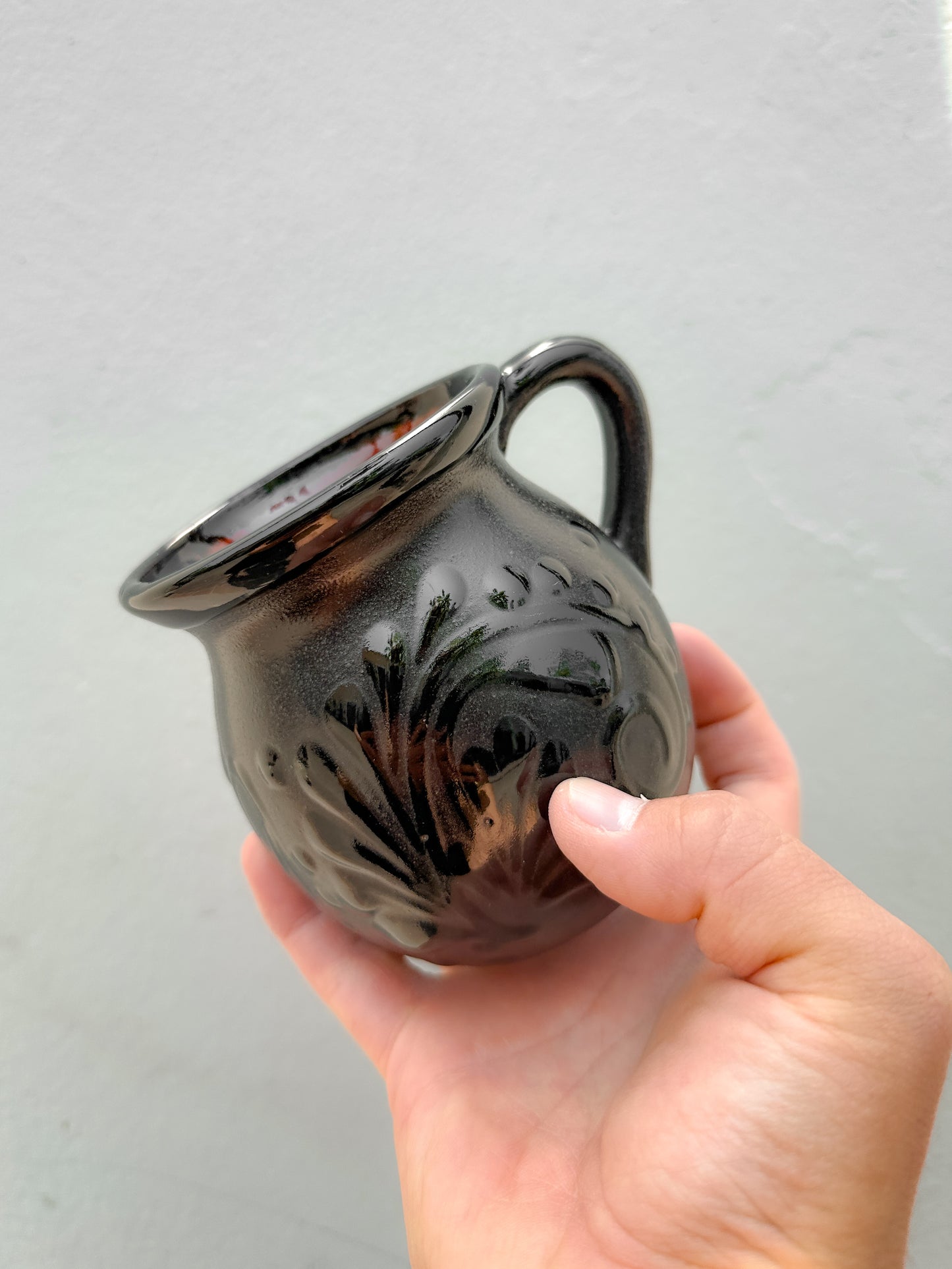 Black Mexican Jarrito Mug