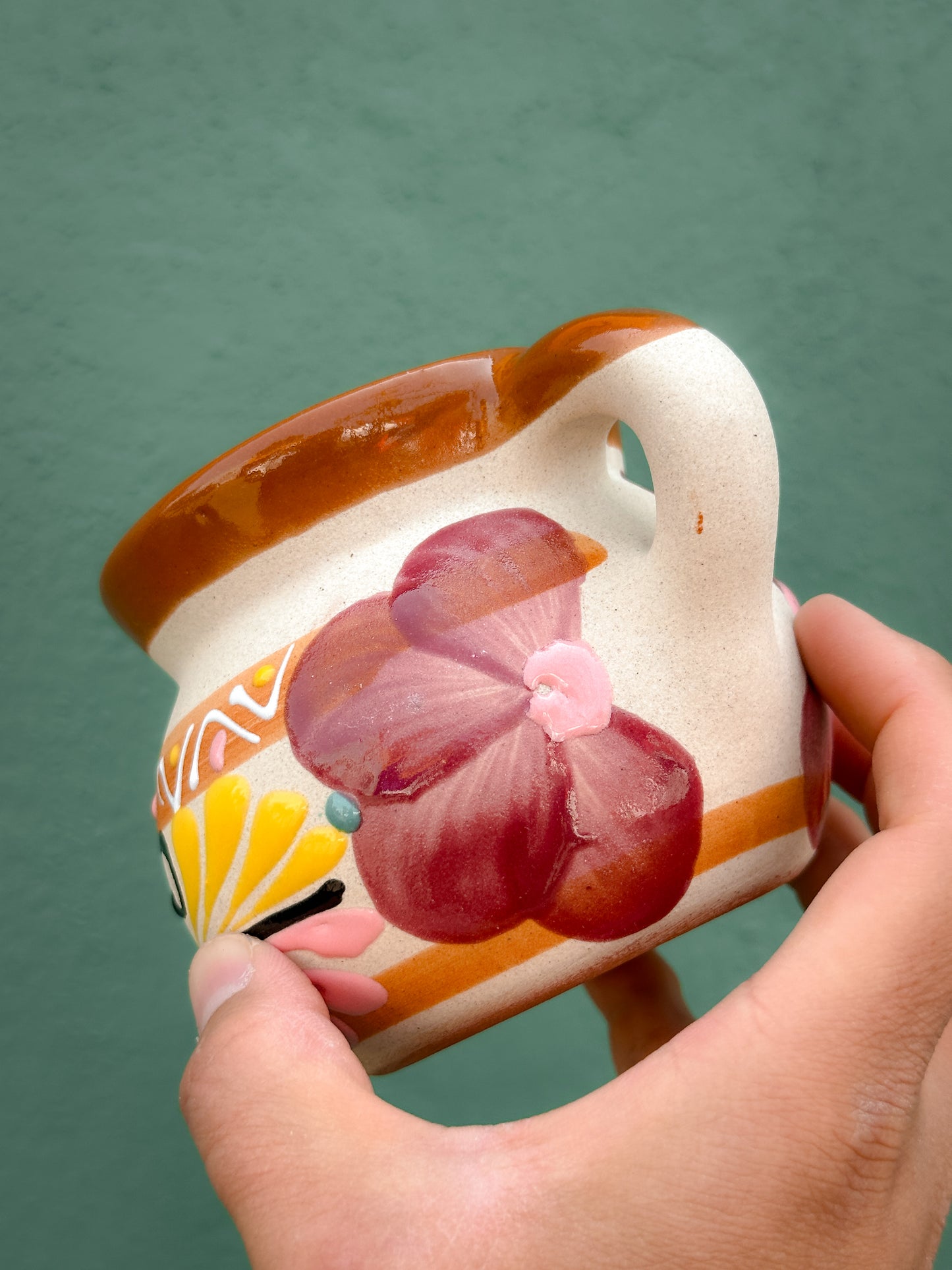 Floral Mexican Tacita