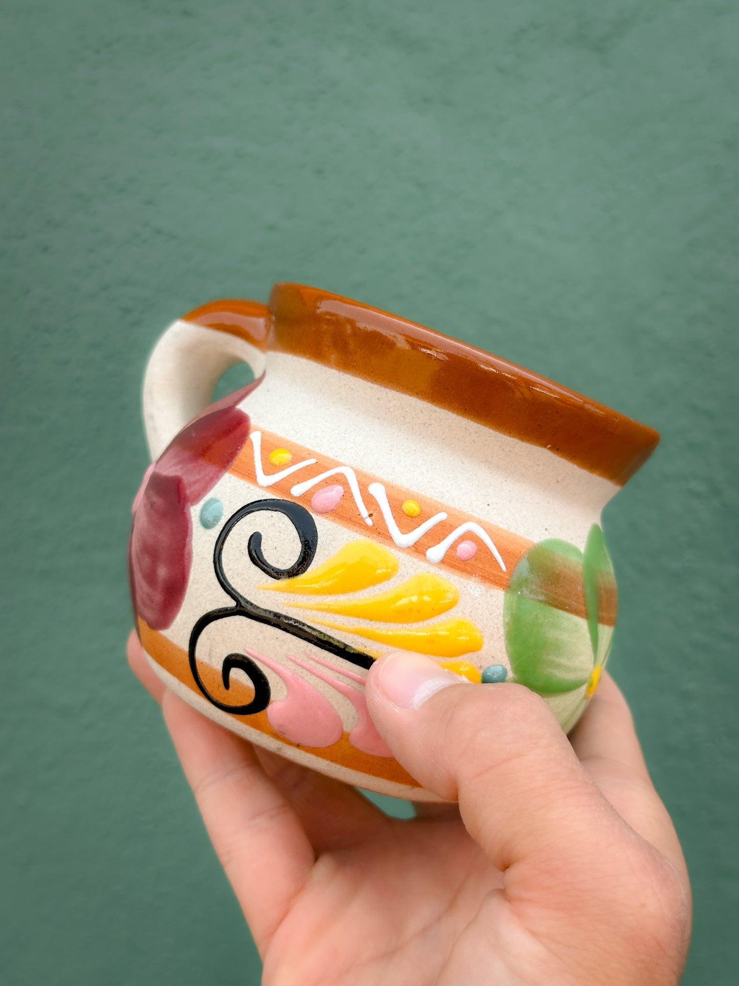 Floral Mexican Tacita