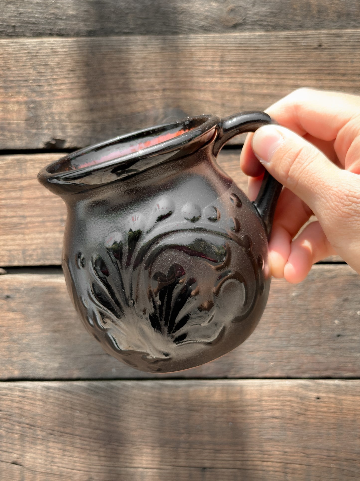Black Mexican Jarrito Mug
