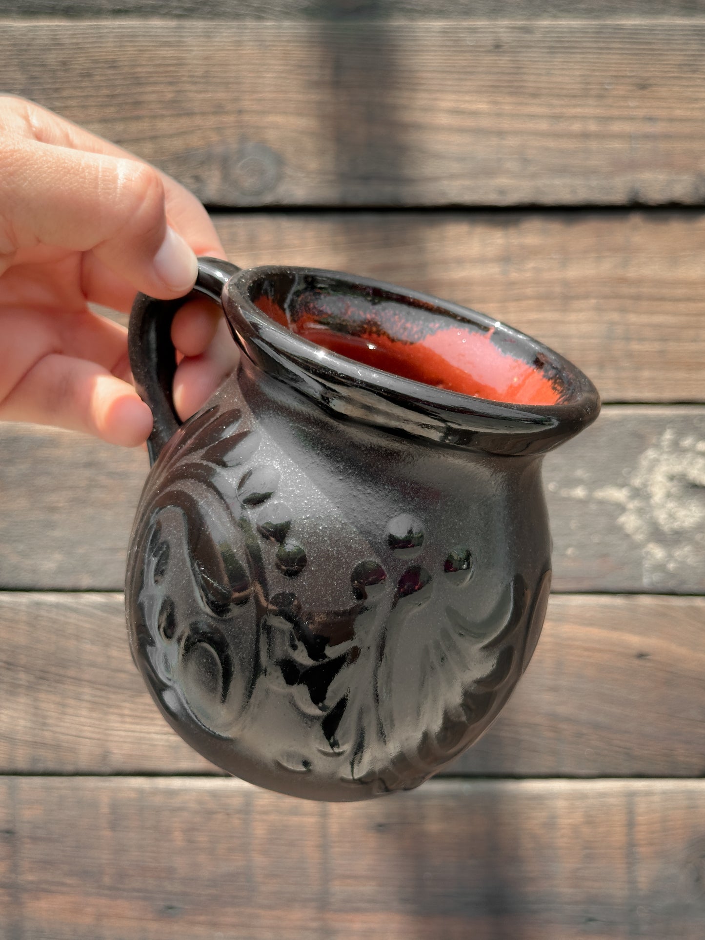 Black Mexican Jarrito Mug