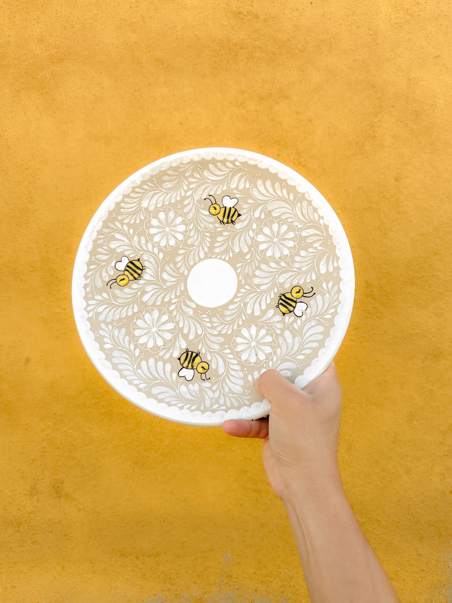 PRE-ORDER Bees Plate (SHIPS IN APPROX. 6-12 WEEKS)