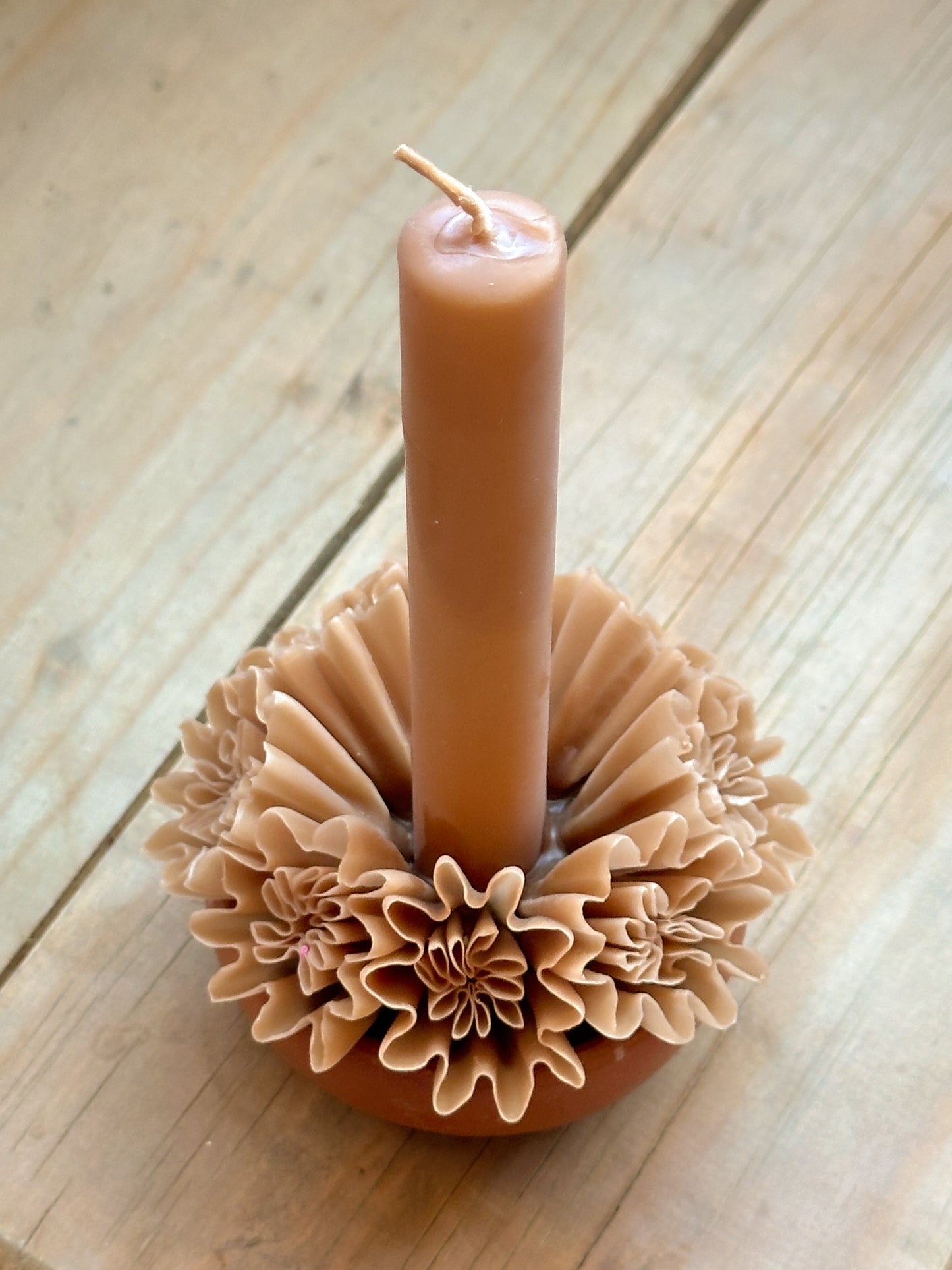 Vela de cera de abejas Leslie pequeña