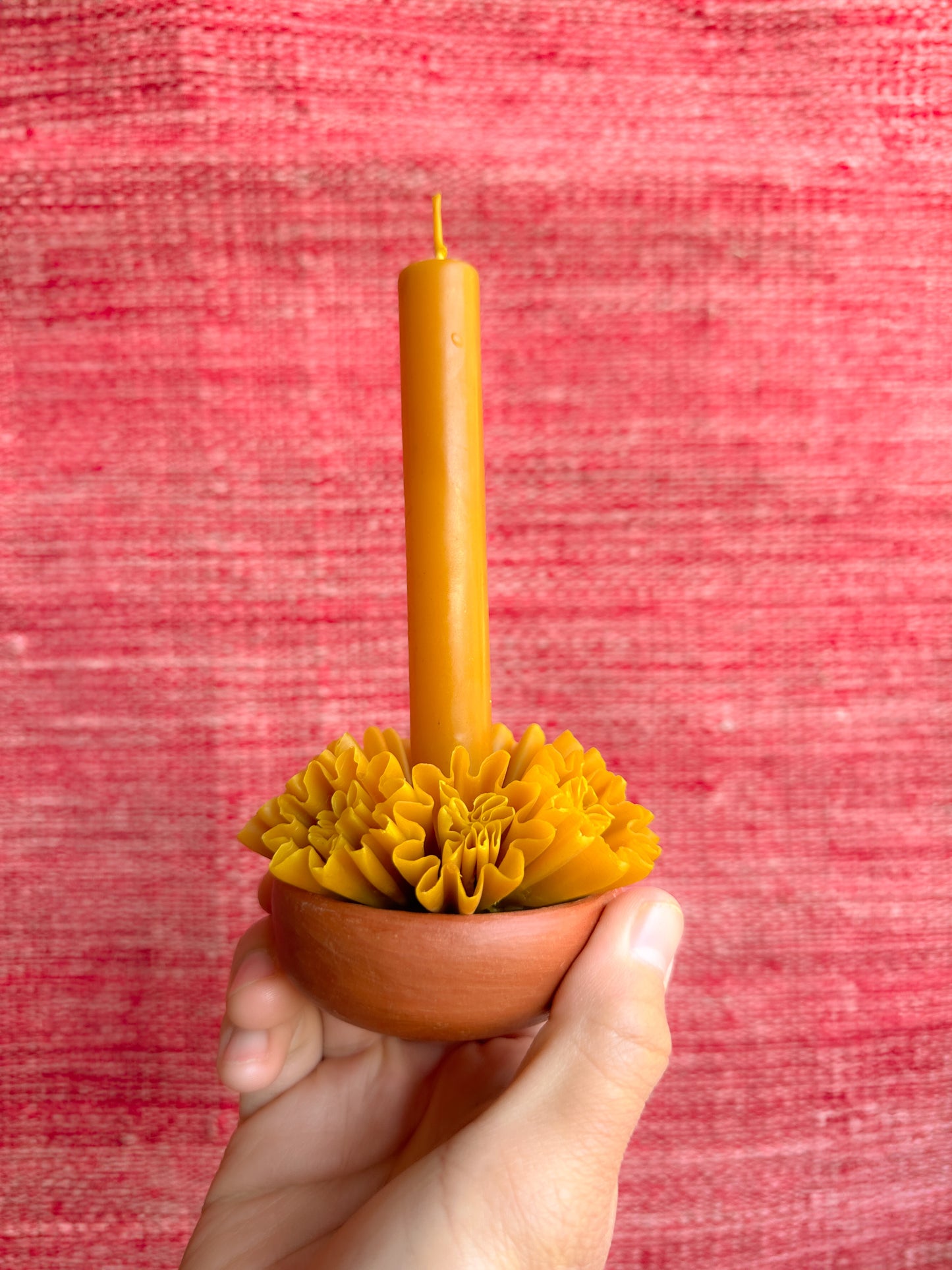 Vela de cera de abejas Leslie pequeña
