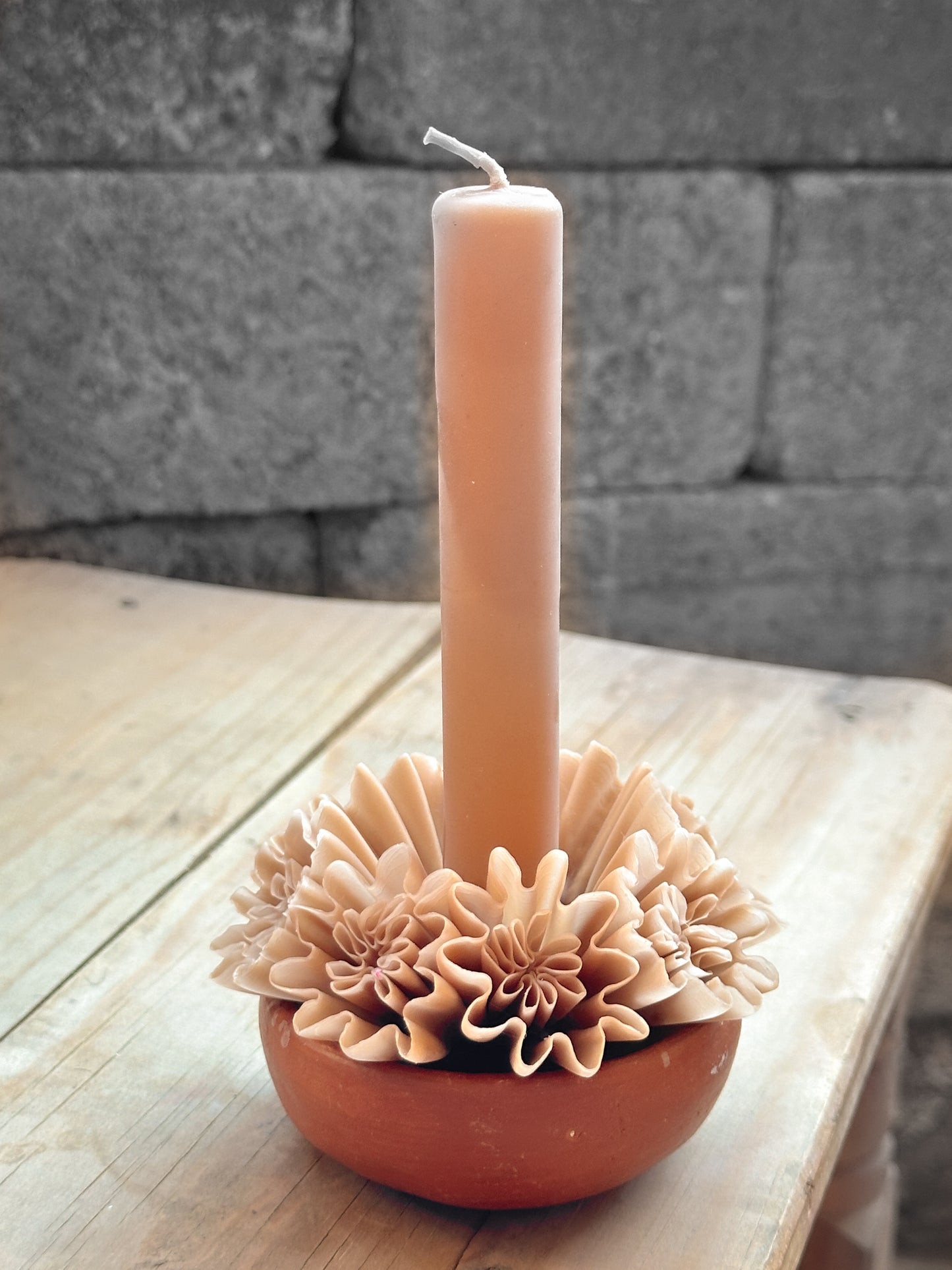 Vela de cera de abejas Leslie pequeña