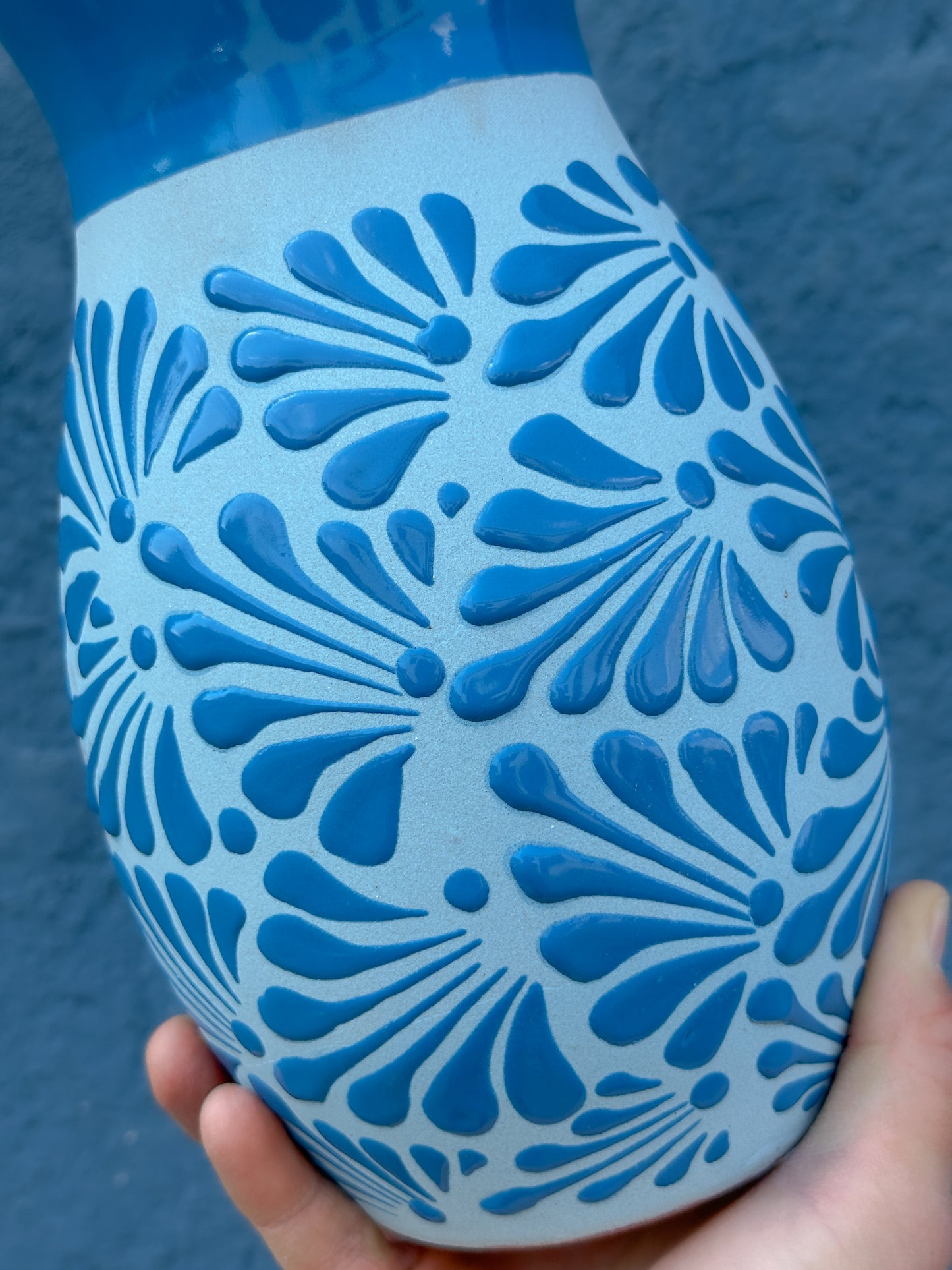 PRE-ORDER Blue Flower Vase (SHIPS IN APPROX. 14 WEEKS)