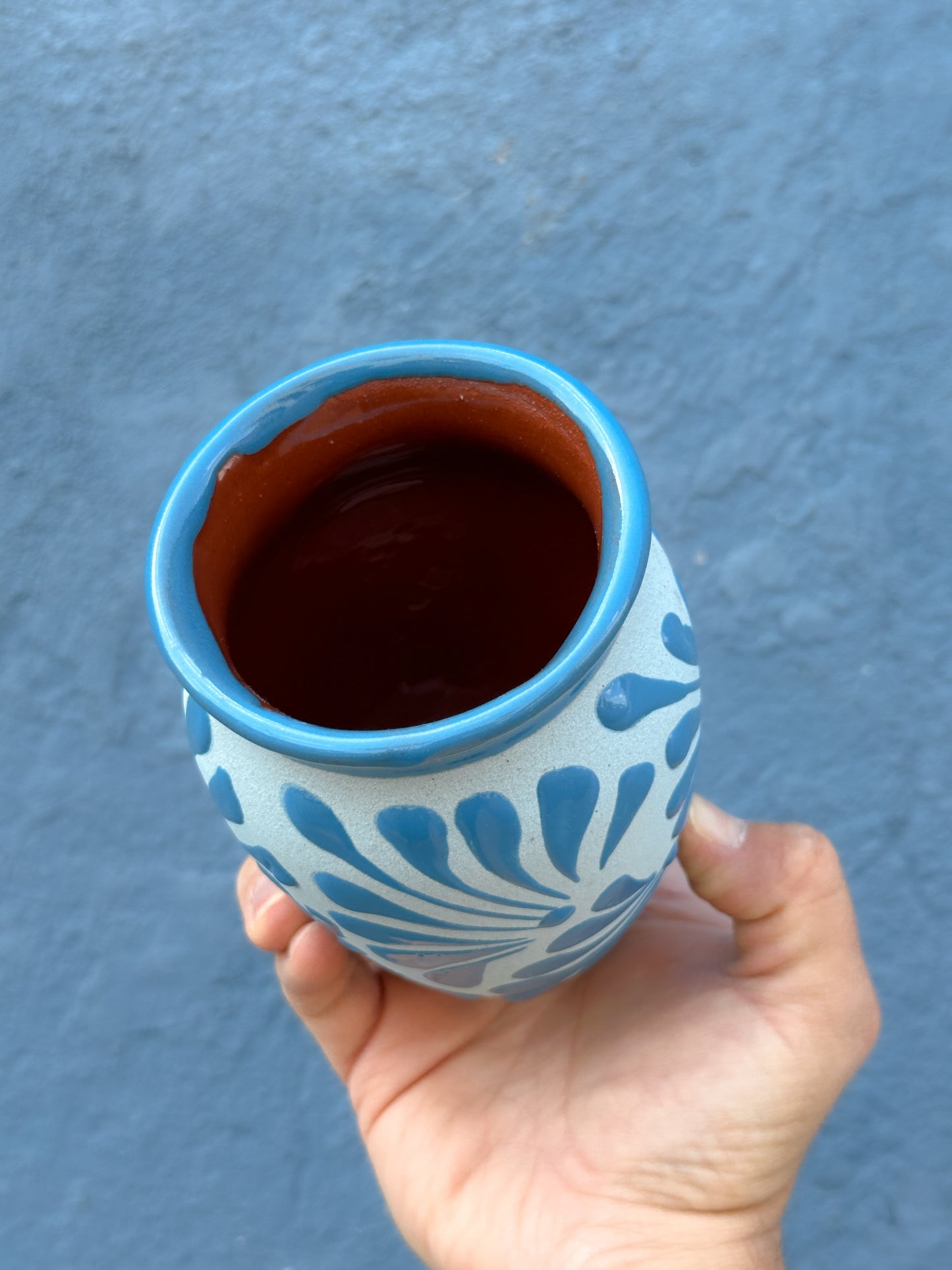 PRE-ORDER Blue Mexican Jarrito (SHIPS IN APPROX. 14 WEEKS)