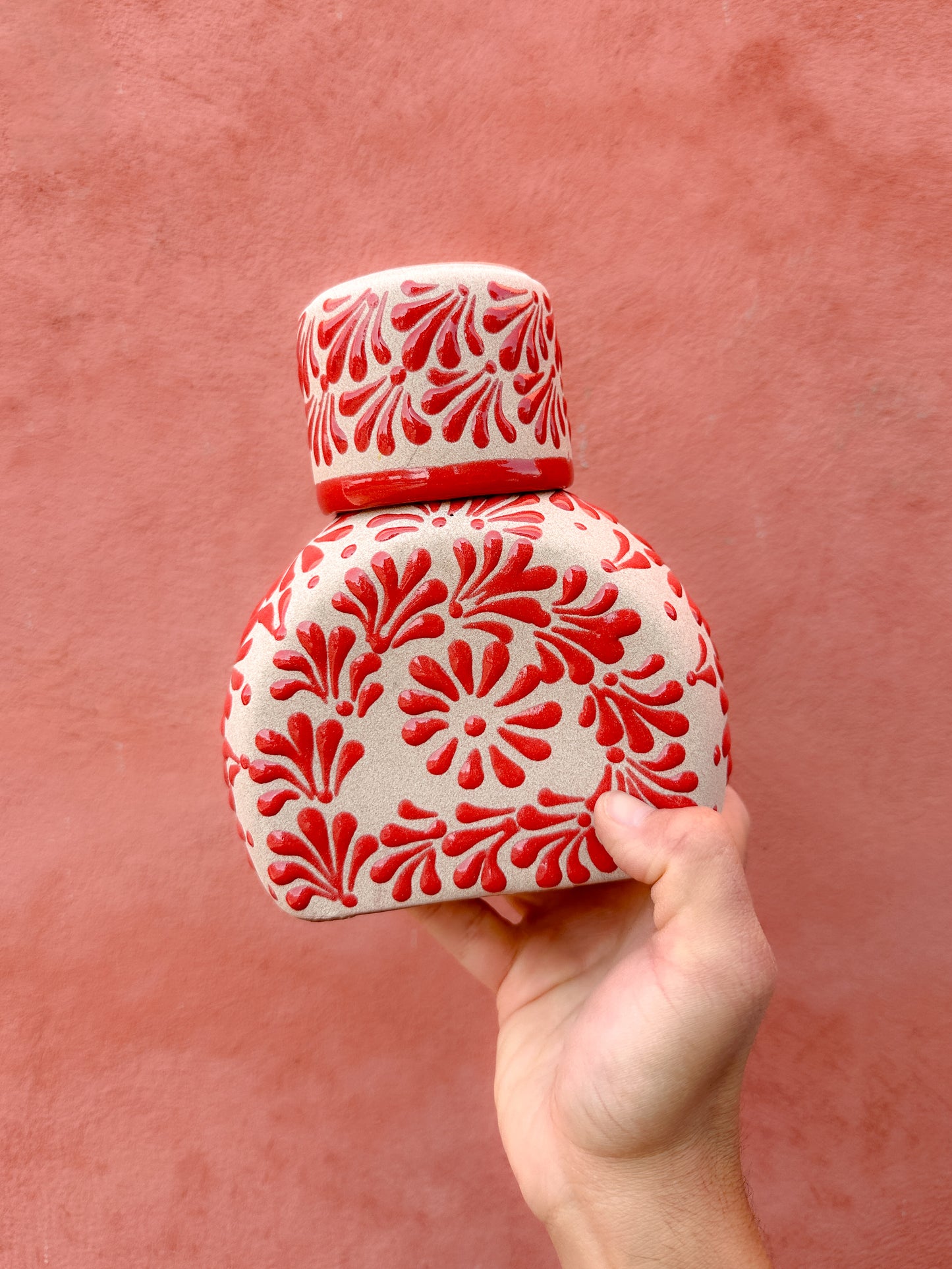 PRE-ORDER Red Tequilero Decanter (SHIPS IN APPROX. 14 WEEKS)
