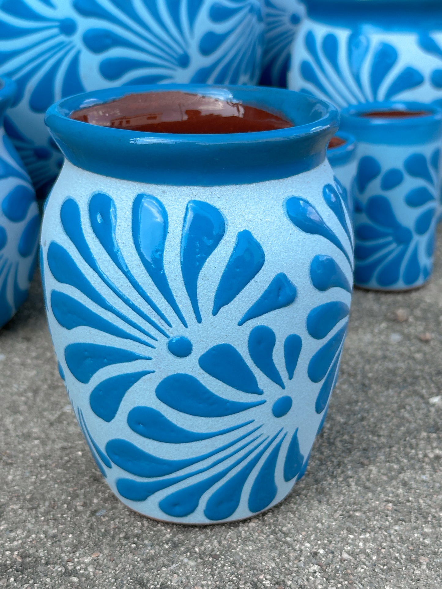 PRE-ORDER Blue Mexican Jarrito (SHIPS IN APPROX. 14 WEEKS)