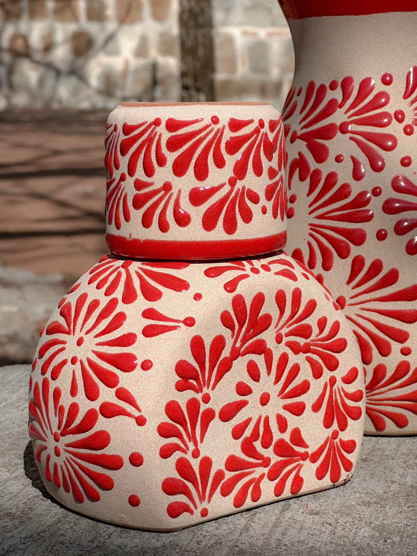 PRE-ORDER Red Tequilero Decanter (SHIPS IN APPROX. 14 WEEKS)