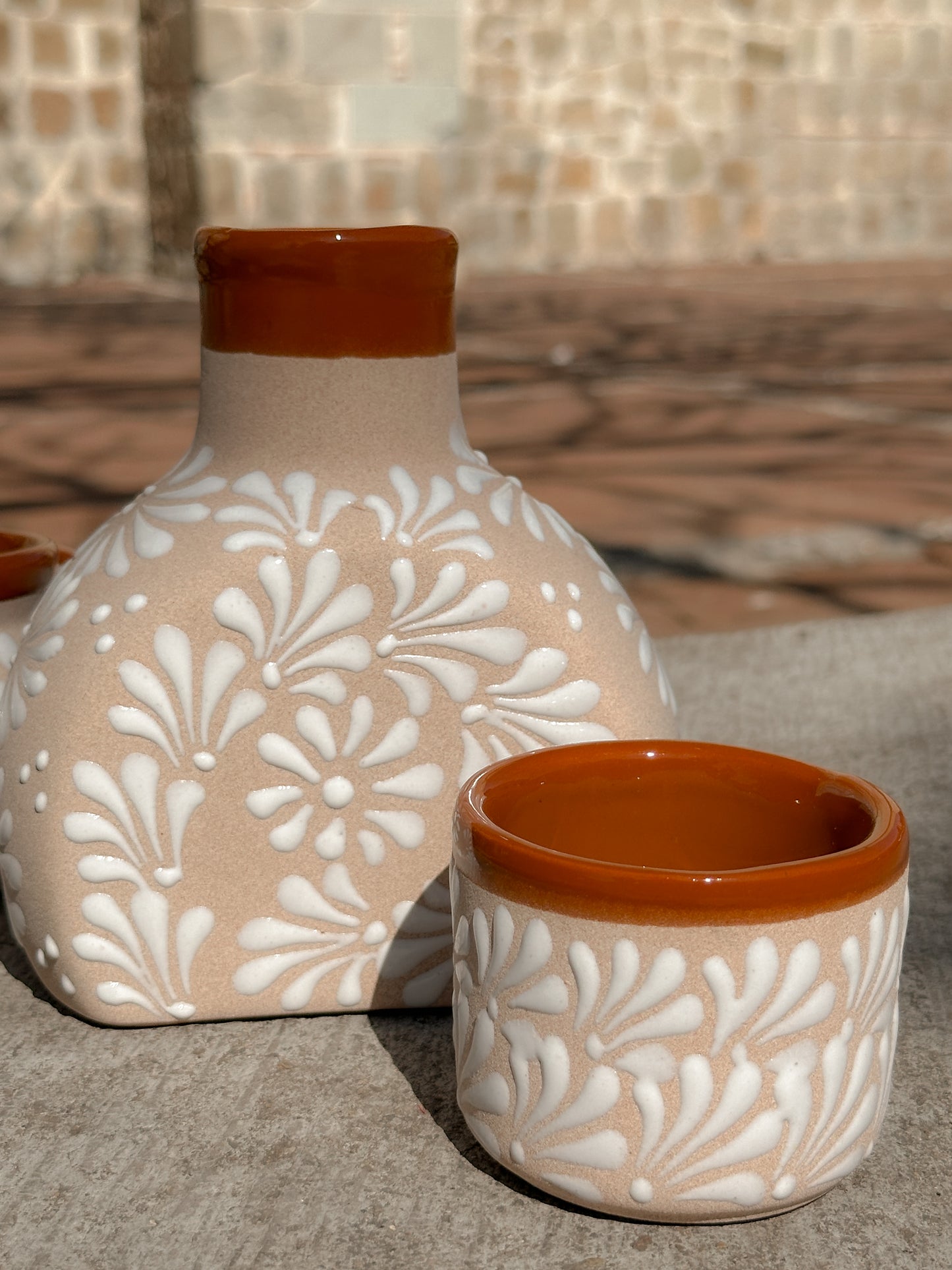 PRE-ORDER White Tequilero Decanter (SHIPS IN APPROX. 14 WEEKS)