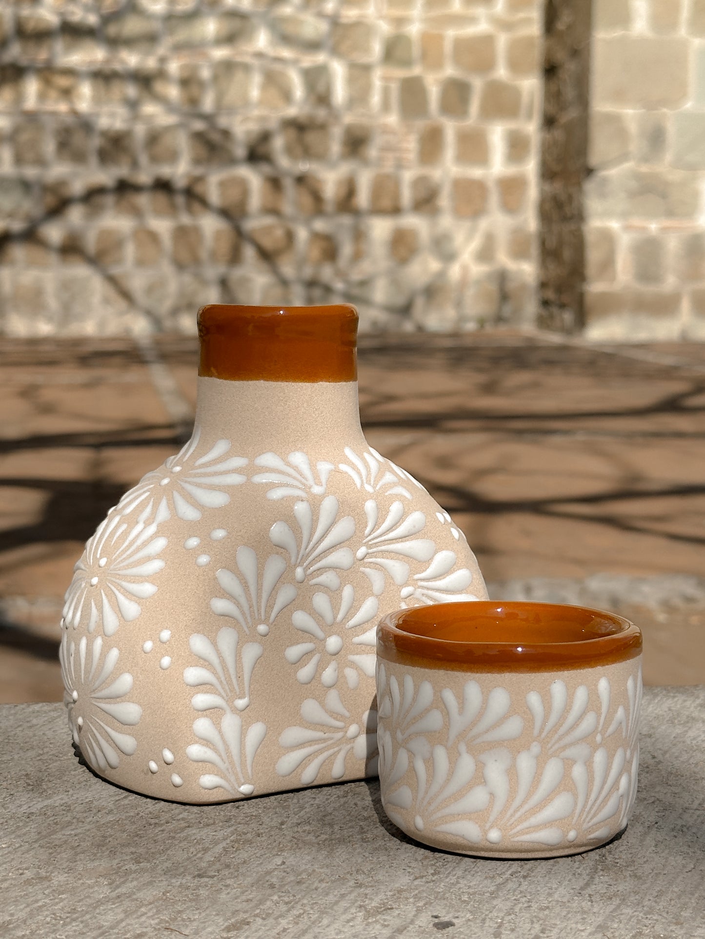PRE-ORDER White Tequilero Decanter (SHIPS IN APPROX. 14 WEEKS)