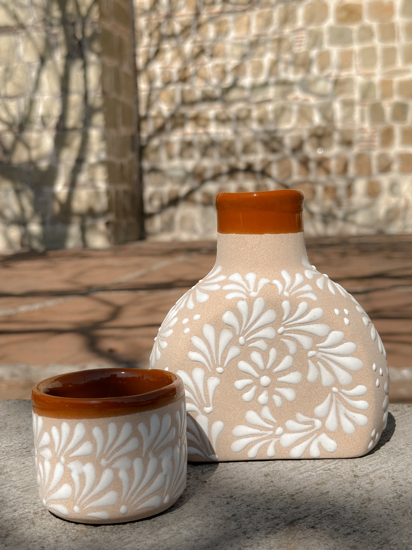 PRE-ORDER White Tequilero Decanter (SHIPS IN APPROX. 14 WEEKS)