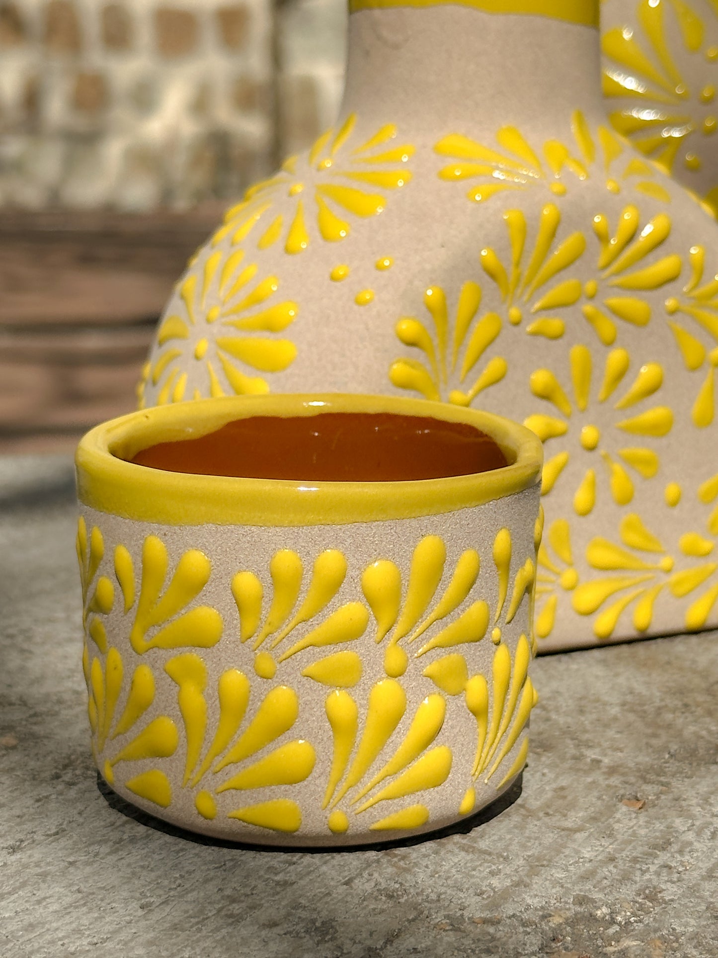 PRE-ORDER Yellow Tequilero Decanter (SHIPS IN APPROX. 14 WEEKS)