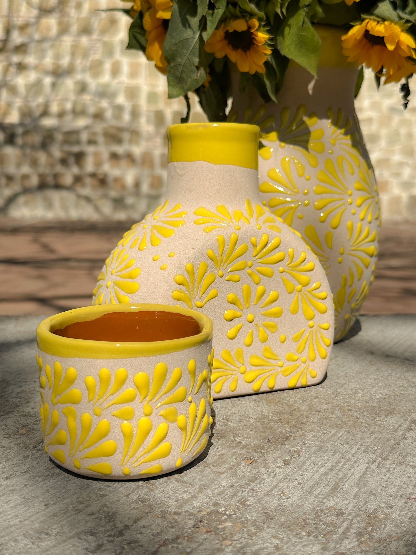 PRE-ORDER Yellow Tequilero Decanter (SHIPS IN APPROX. 14 WEEKS)