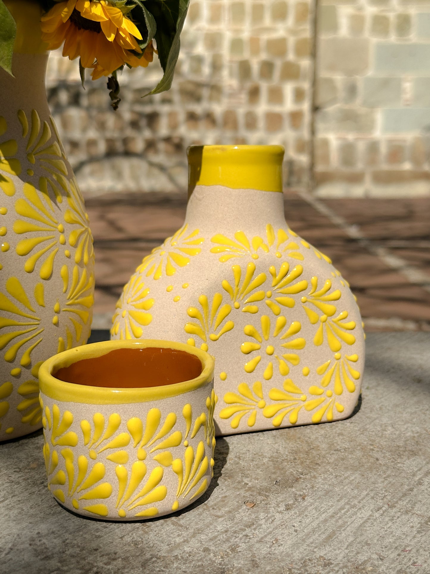 PRE-ORDER Yellow Tequilero Decanter (SHIPS IN APPROX. 14 WEEKS)