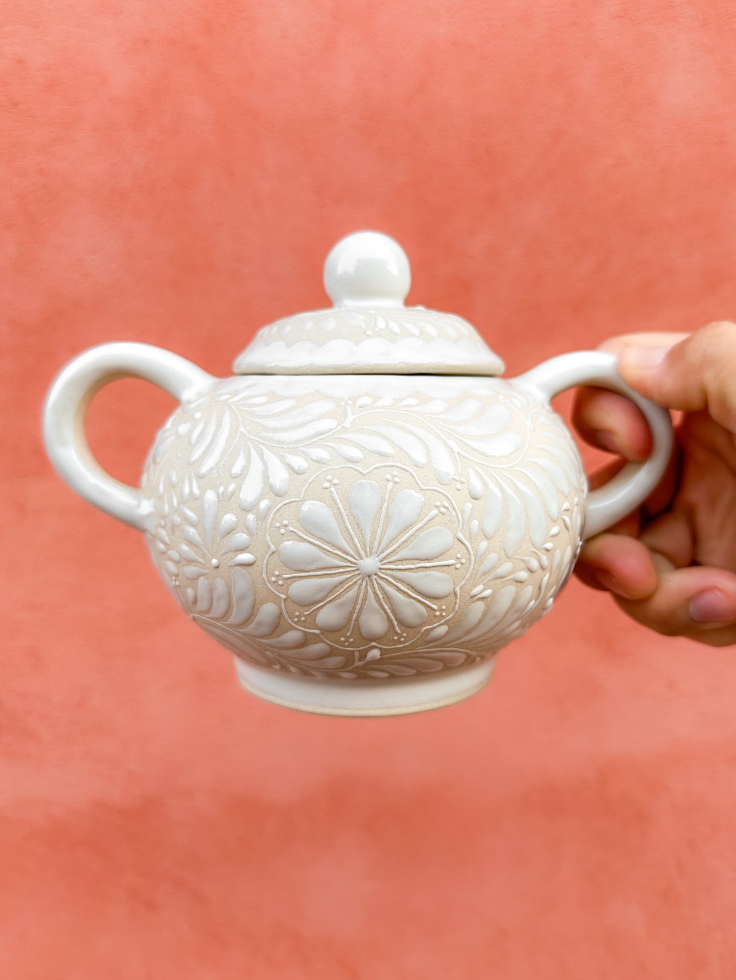 PRE-ORDER White Sugar Bowl (SHIPS IN APPROX. 6-12 WEEKS)