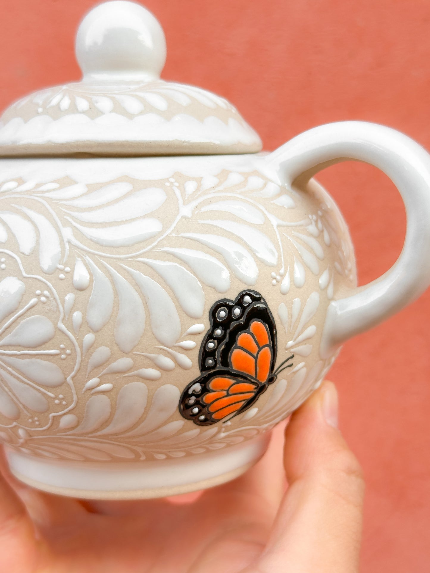 PRE-ORDER Monarca Butterflies Sugar Bowl (SHIPS IN APPROX. 6-12 WEEKS)