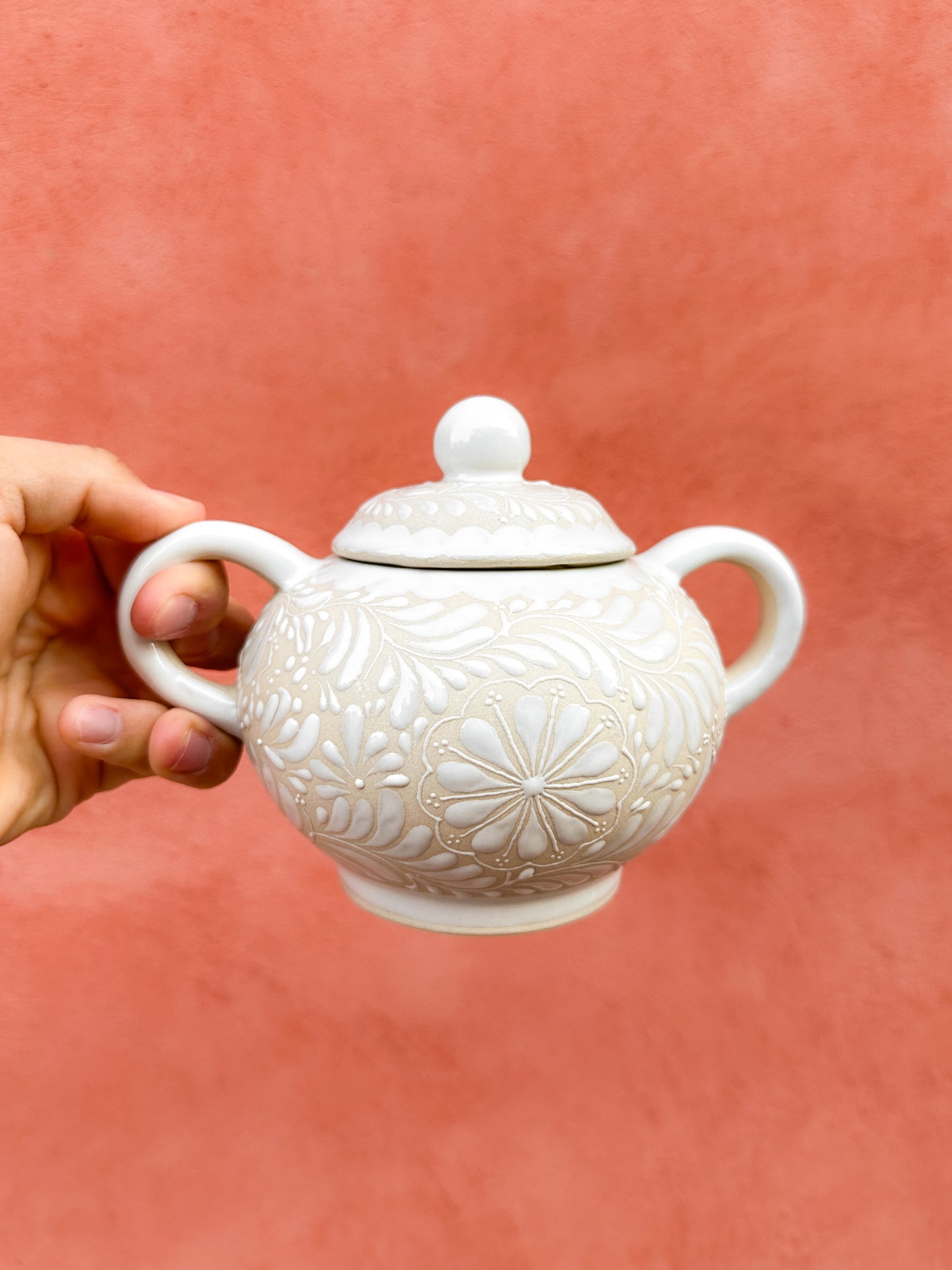PRE-ORDER White Sugar Bowl (SHIPS IN APPROX. 6-12 WEEKS)