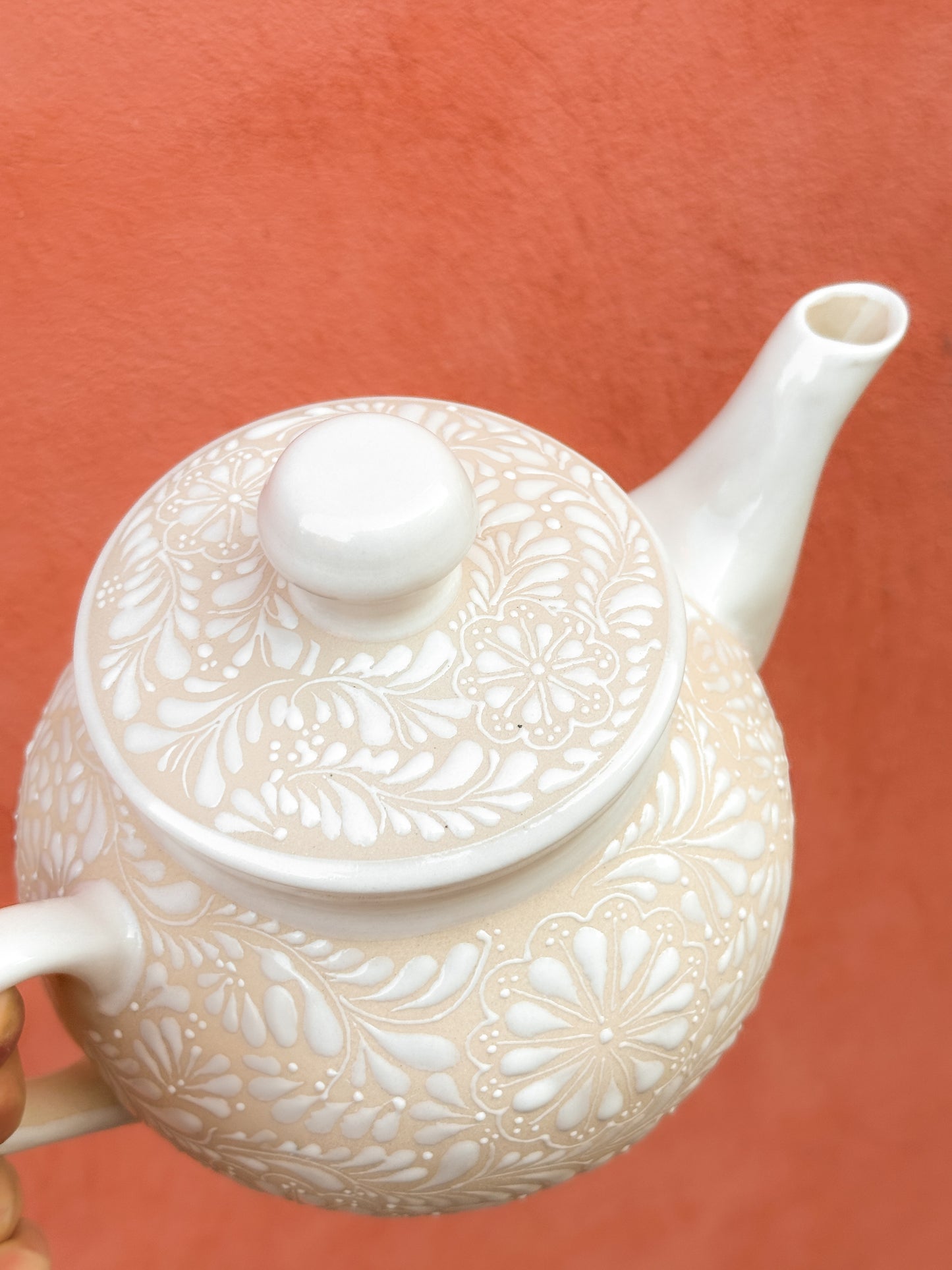 PRE-ORDER White Tea Pot (SHIPS IN APPROX. 6-12 WEEKS)