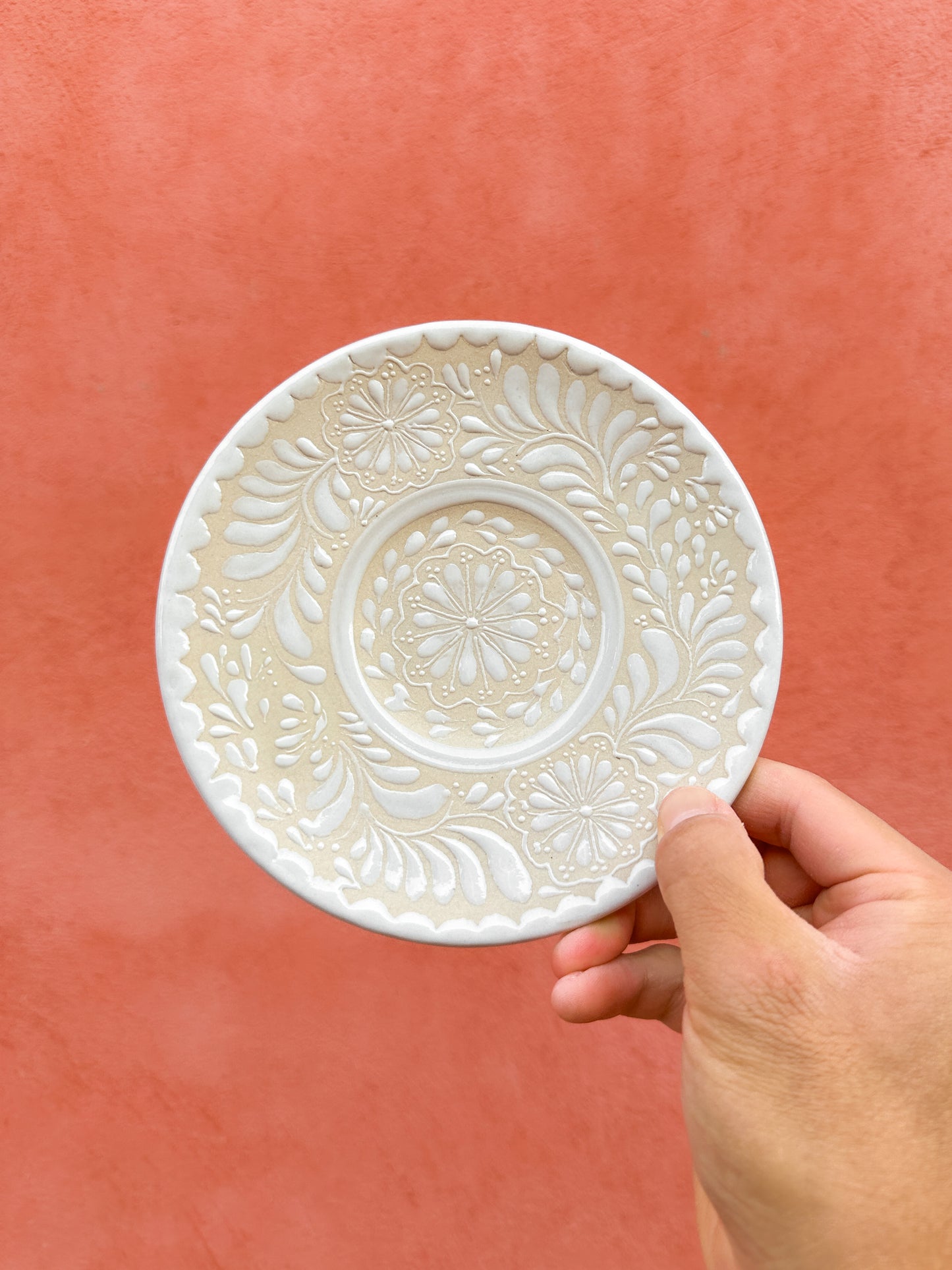 PRE-ORDER White Dessert Plate (SHIPS IN APPROX. 6-12 WEEKS)