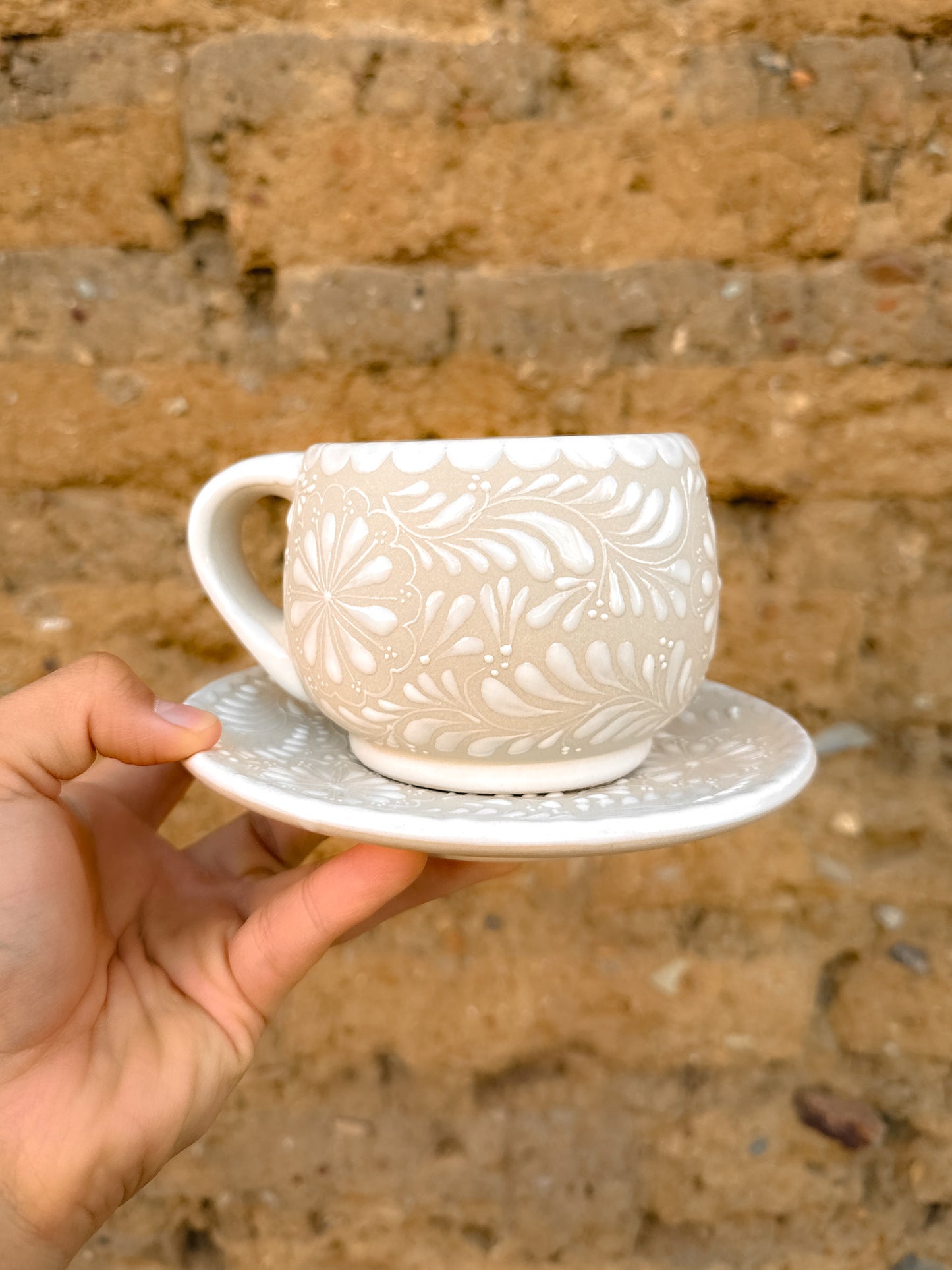 PRE-ORDER White Plate and Mug Set (SHIPS IN APPROX. 6-12 WEEKS)
