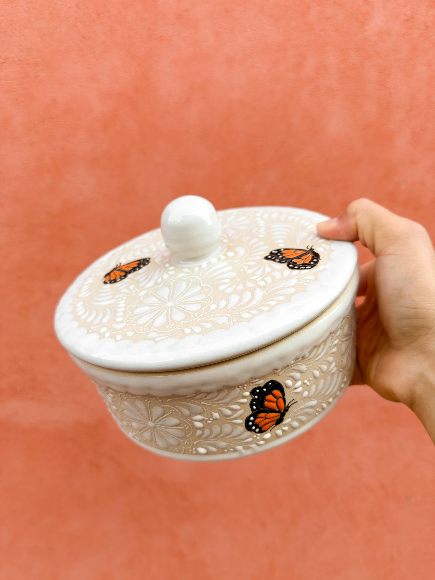 PRE-ORDER Monarca Butterflies Tortillas Holder (SHIPS IN APPROX. 6-12 WEEKS)