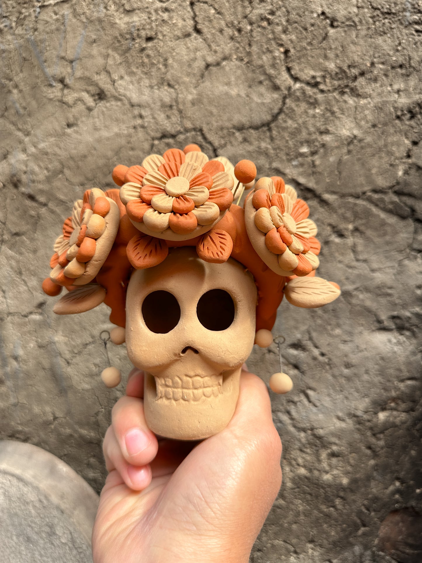 PRE-SALE Azucena Mexican Catrina Skull (SHIPS IN APPROX. 8 - 14 WEEKS)