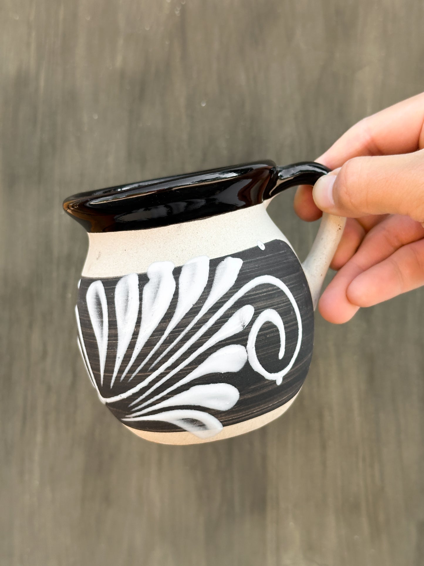 Taza Mexicana Negra