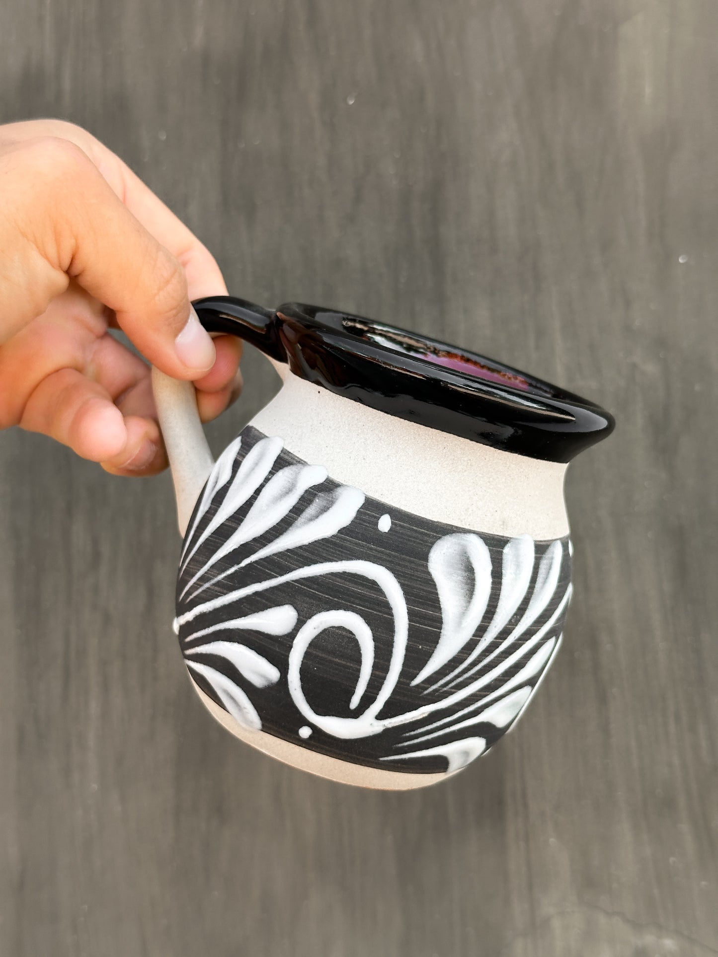 Taza Mexicana Negra