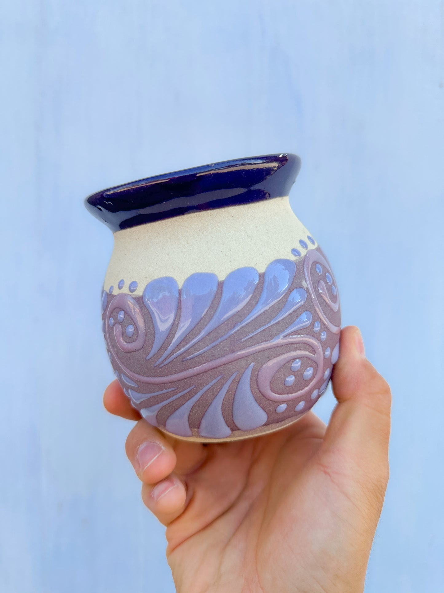Purple Mexican Mug
