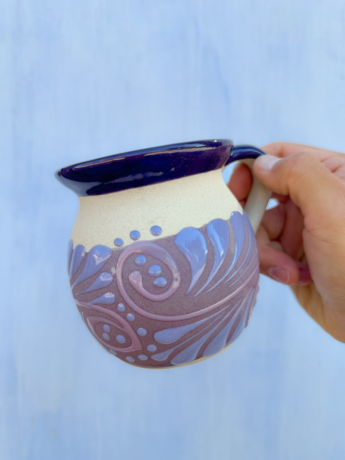 Purple Mexican Mug