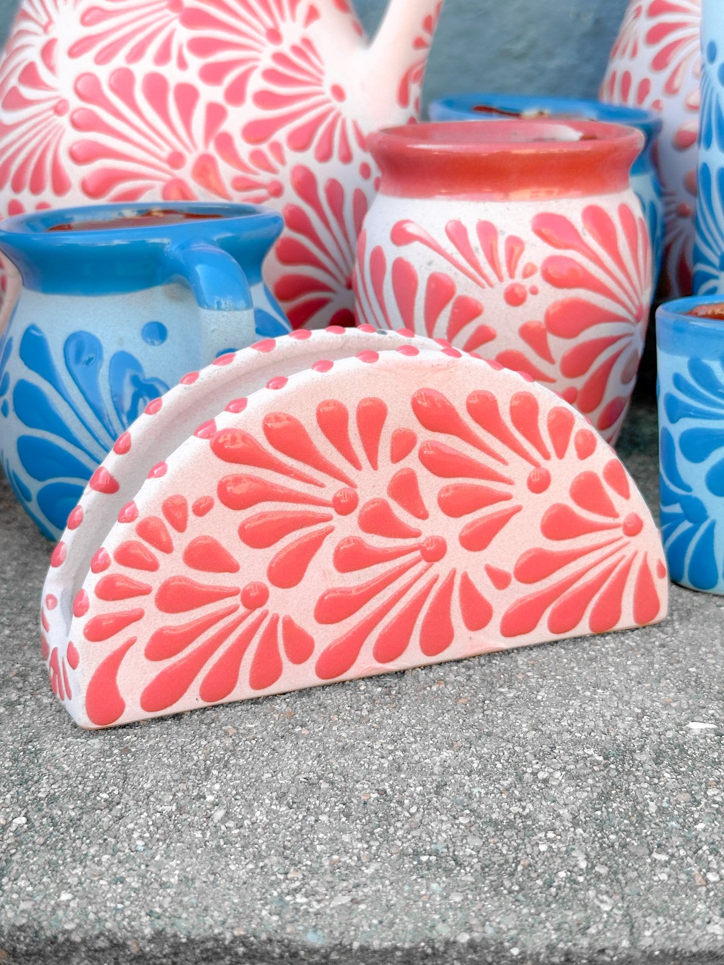PRE-ORDER Pink Napkin Holder (SHIPS IN APPROX. 14 WEEKS)