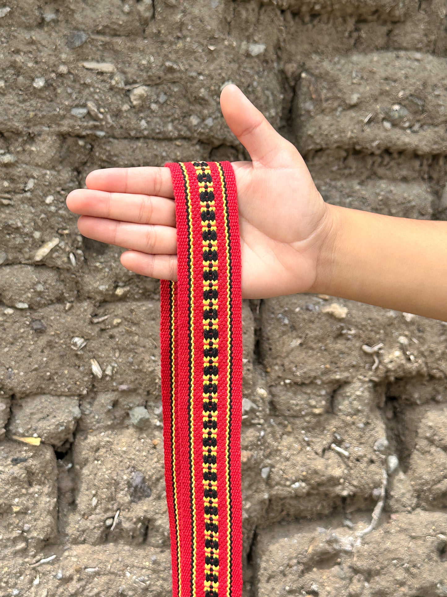 Cinturón Tradicional Mexicano Tejido a Mano