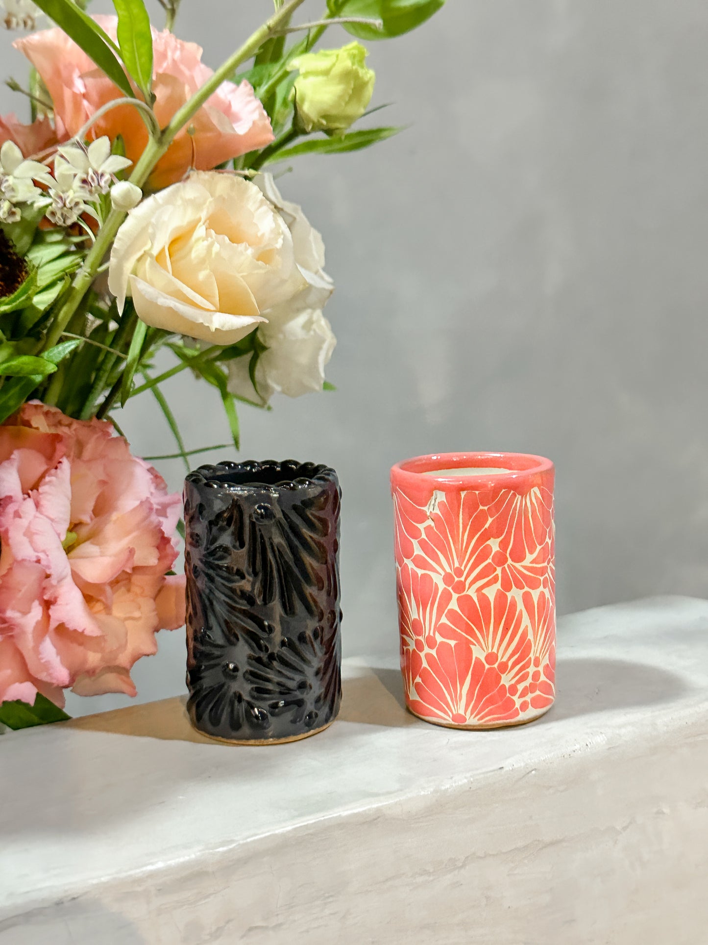 Talavera Tequileros Pink and Black