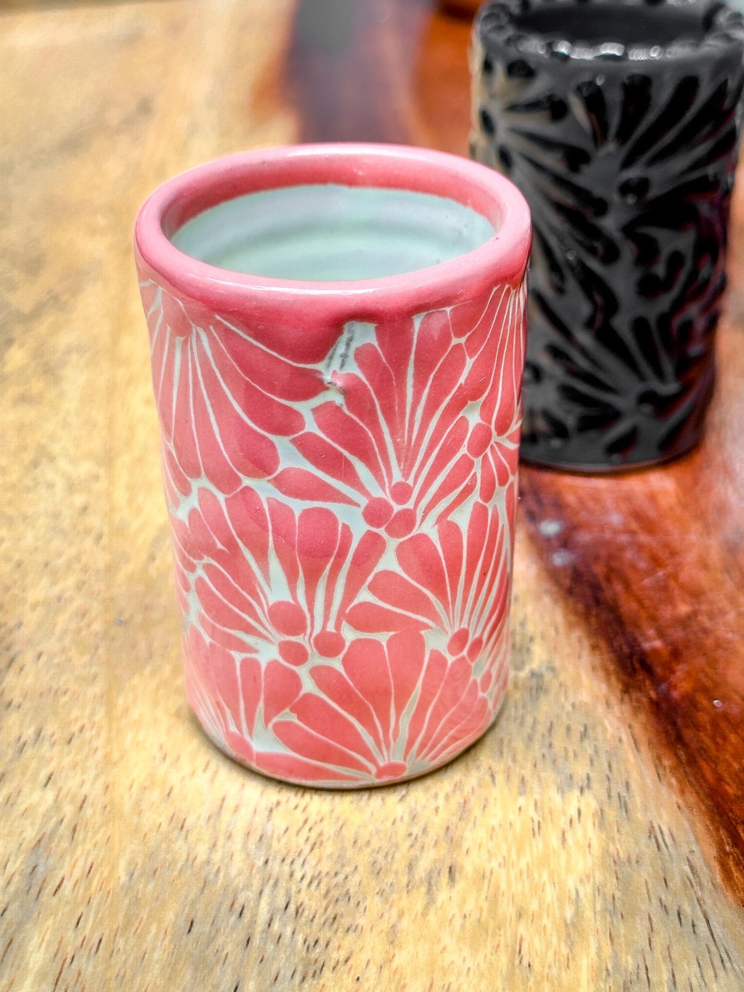 Talavera Tequileros Pink and Black