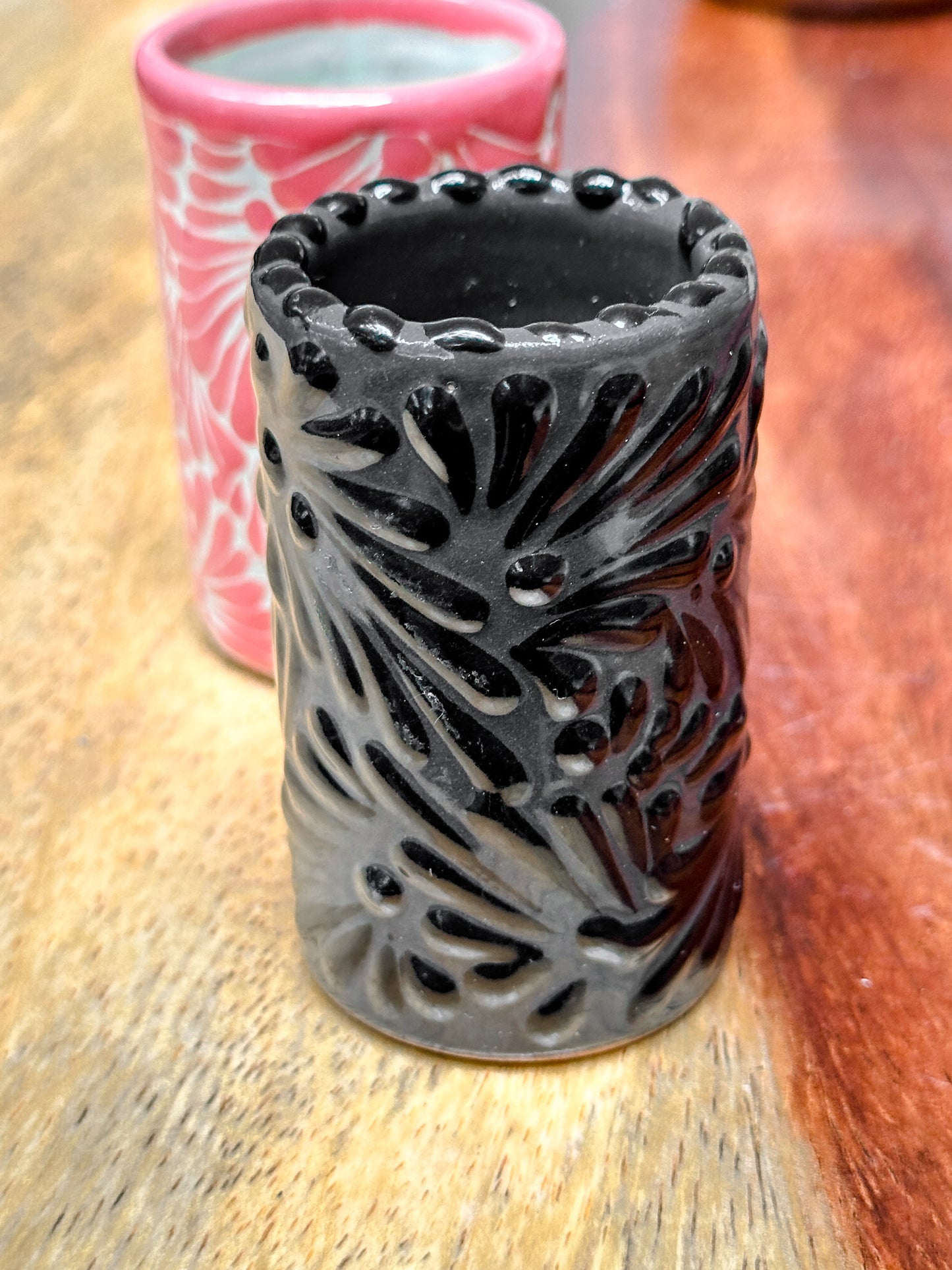 Talavera Tequileros Pink and Black