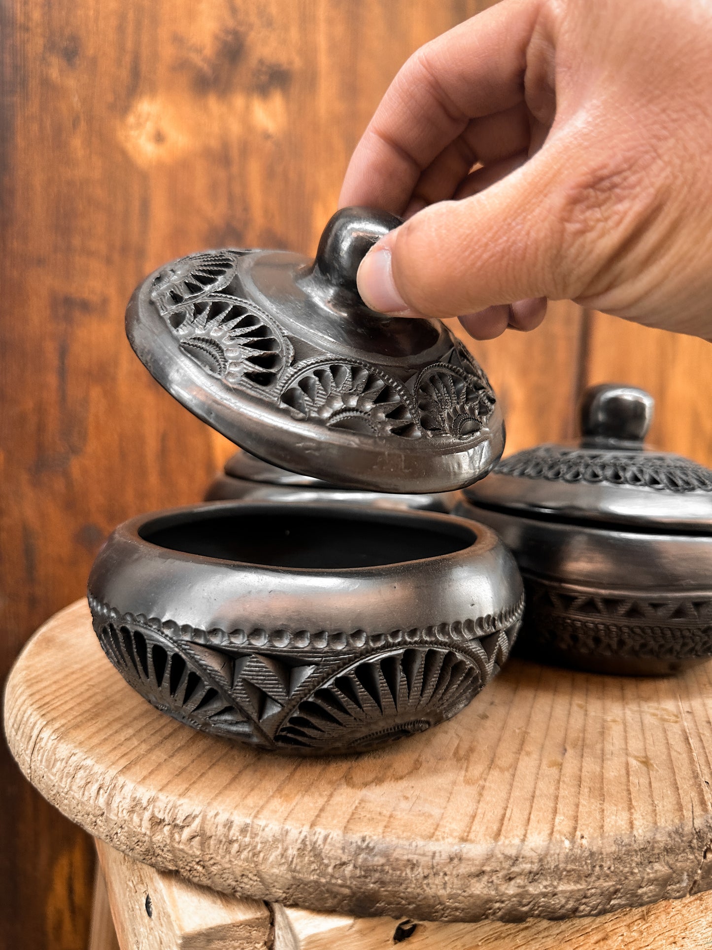 Medium Black Clay Multipurpose Bowl