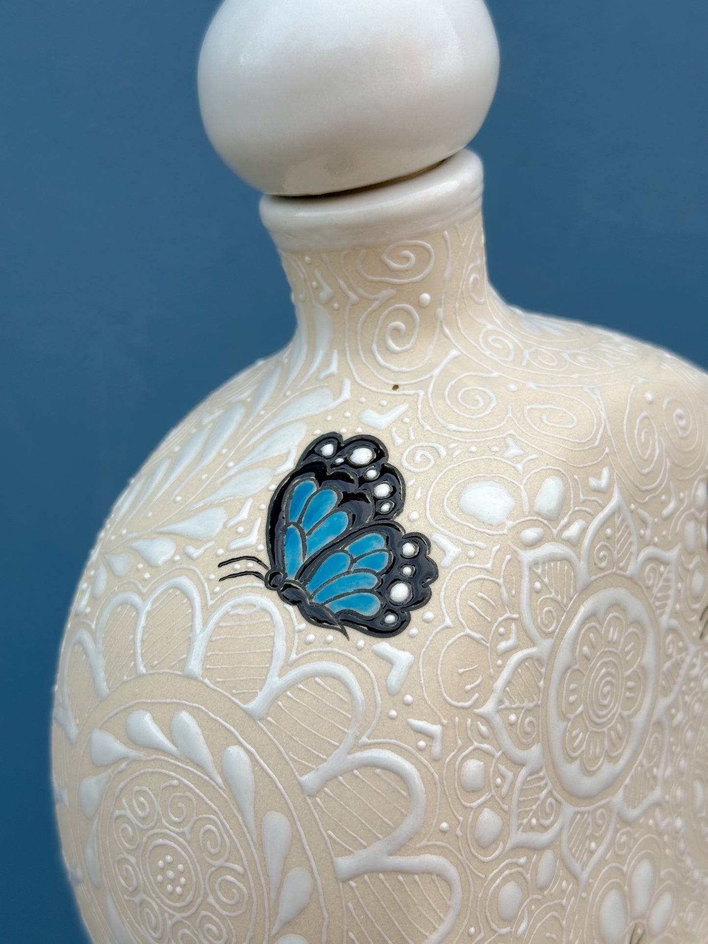 PRE-ORDER Monarca Butterflies Liquor Decanter (SHIPS IN APPROX. 6-12 WEEKS)