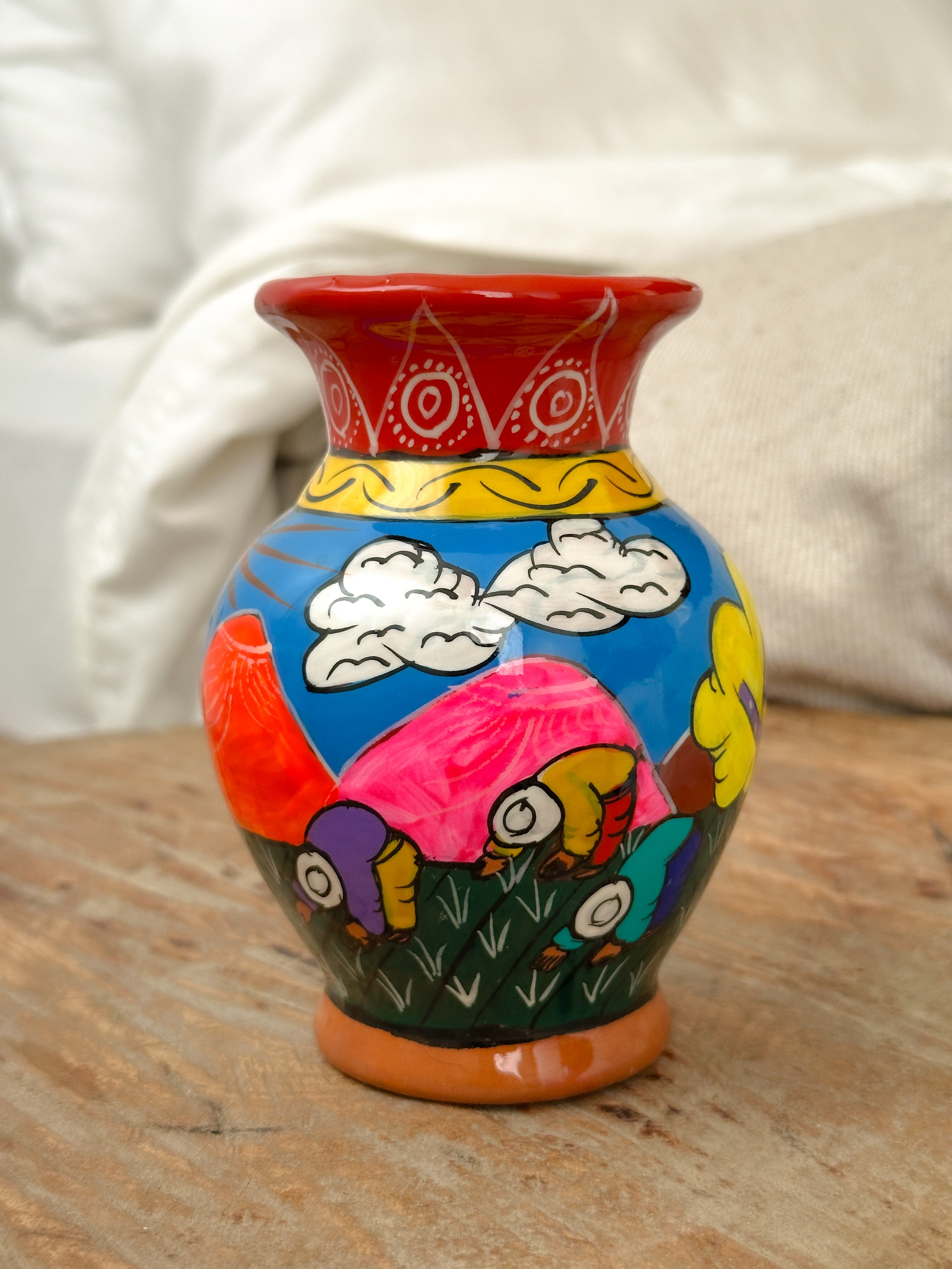 "Historias de Mexico" Mini Flower Vase