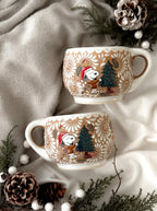 PRE-ORDER Set of 2 Snoopy Mugs (SHIP STARTING DEC 5)