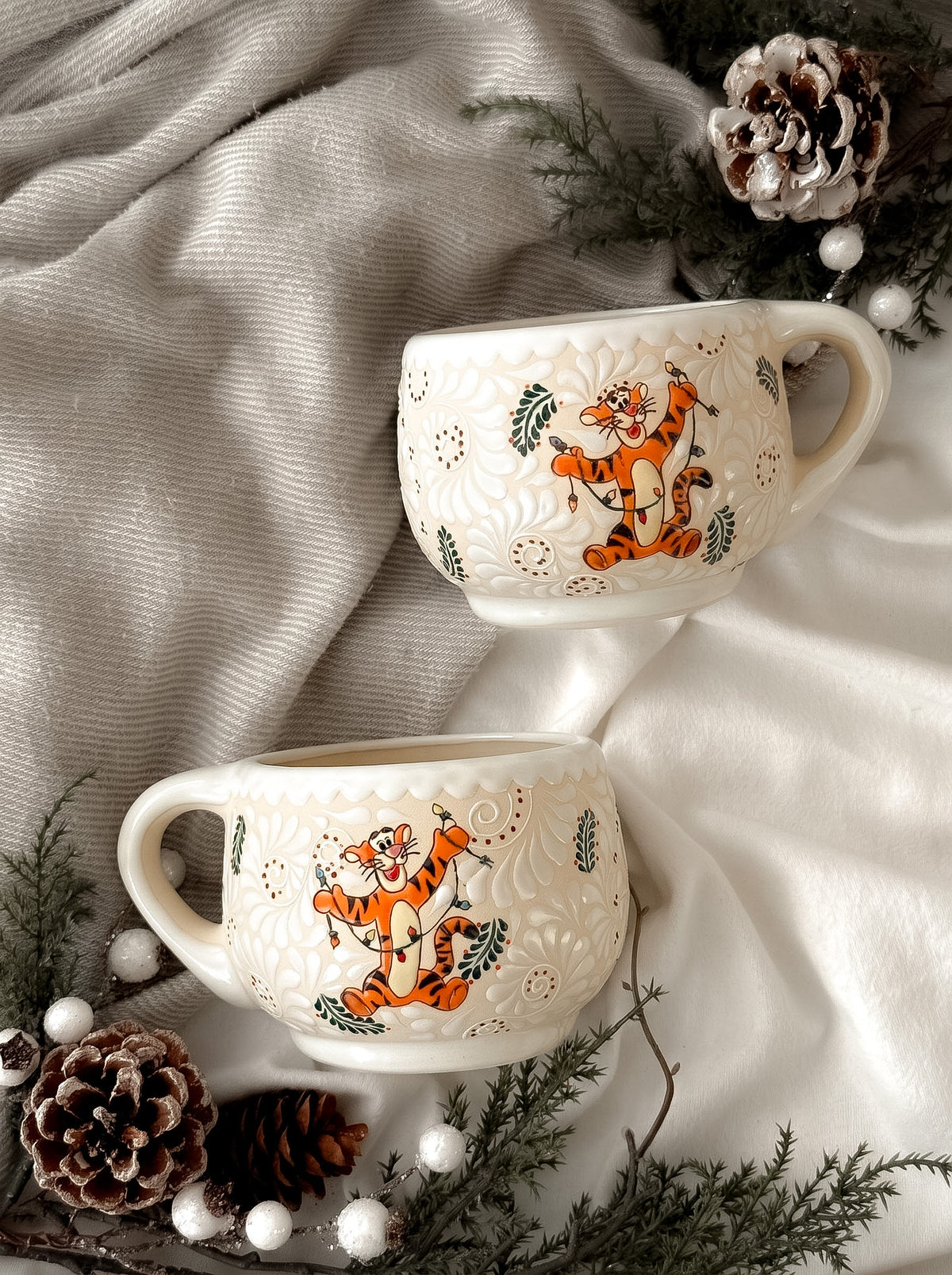 PRE-ORDER Set of 2 Tigger Mugs (SHIP STARTING DEC 5)