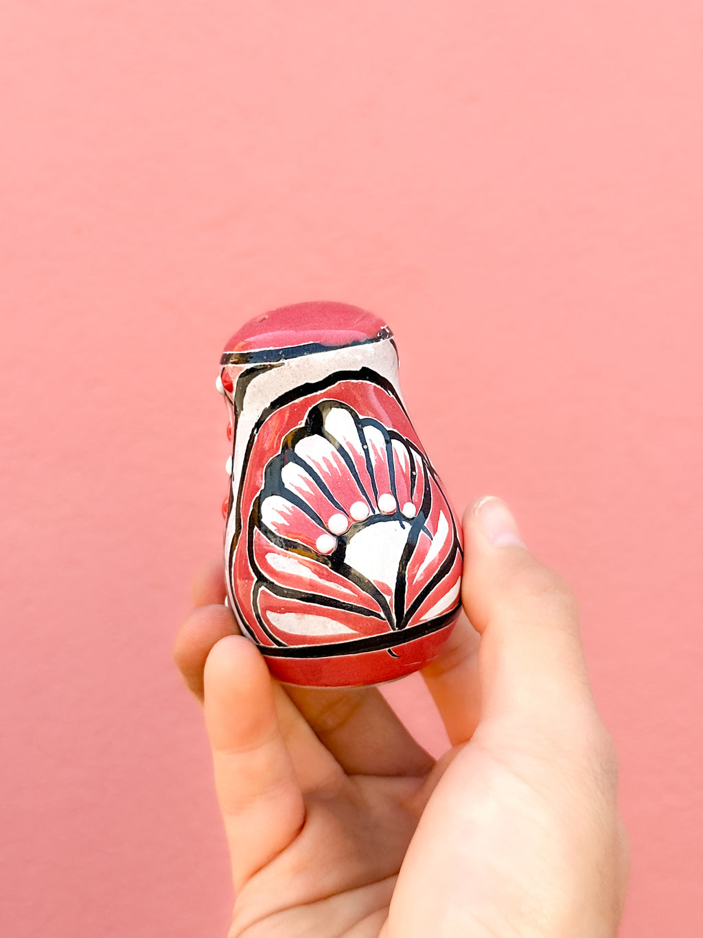PEDIDO ANTICIPADO Salero Talavera Rosa (ENVÍO EN APROX. 6-12 SEMANAS)