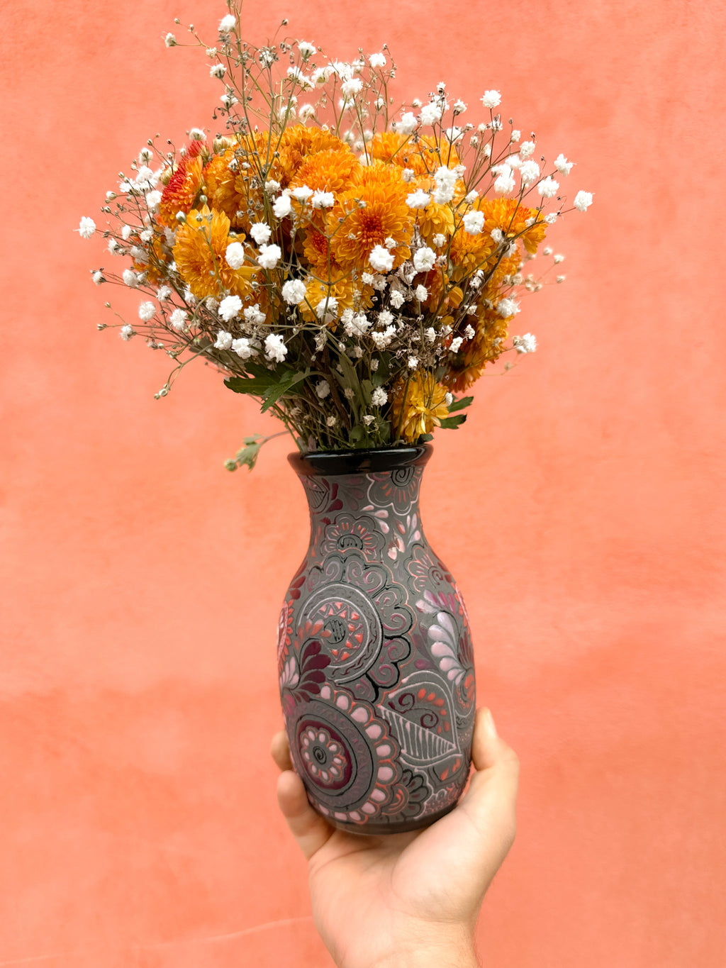 PRE-ORDER Calaverita Flower Vase (SHIPS IN APPROX. 6 - 14 WEEKS)